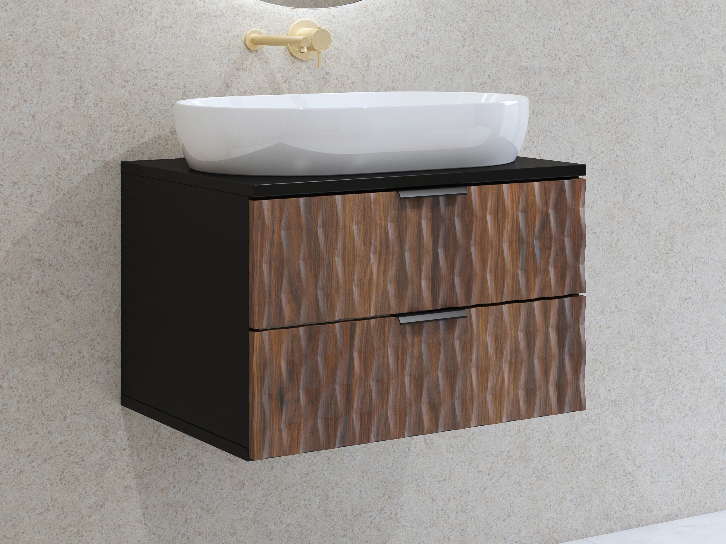 Comodino da bagno per lavandino Elitese 102