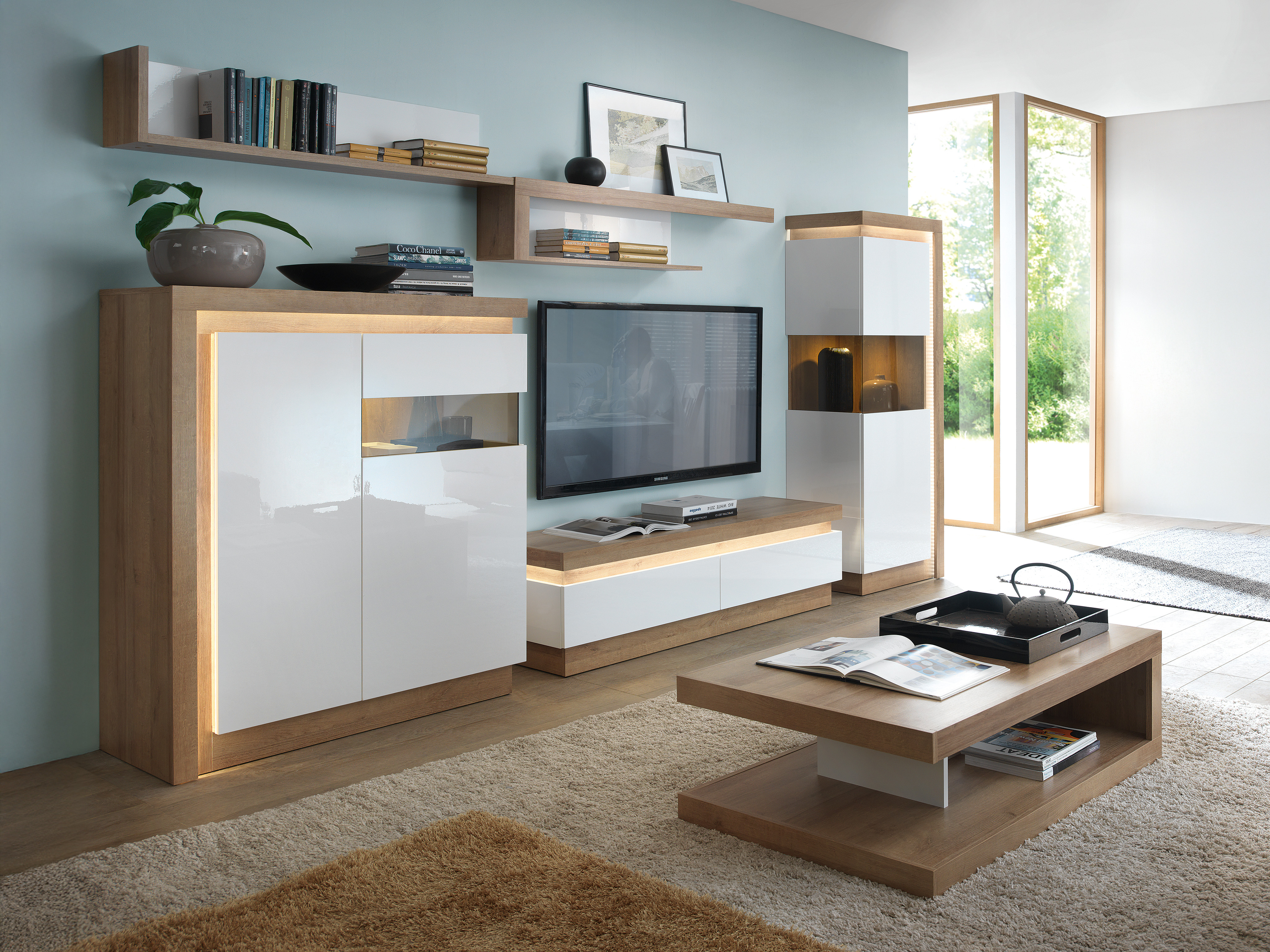 Parete attrezzata Feldeli 123 (Con)