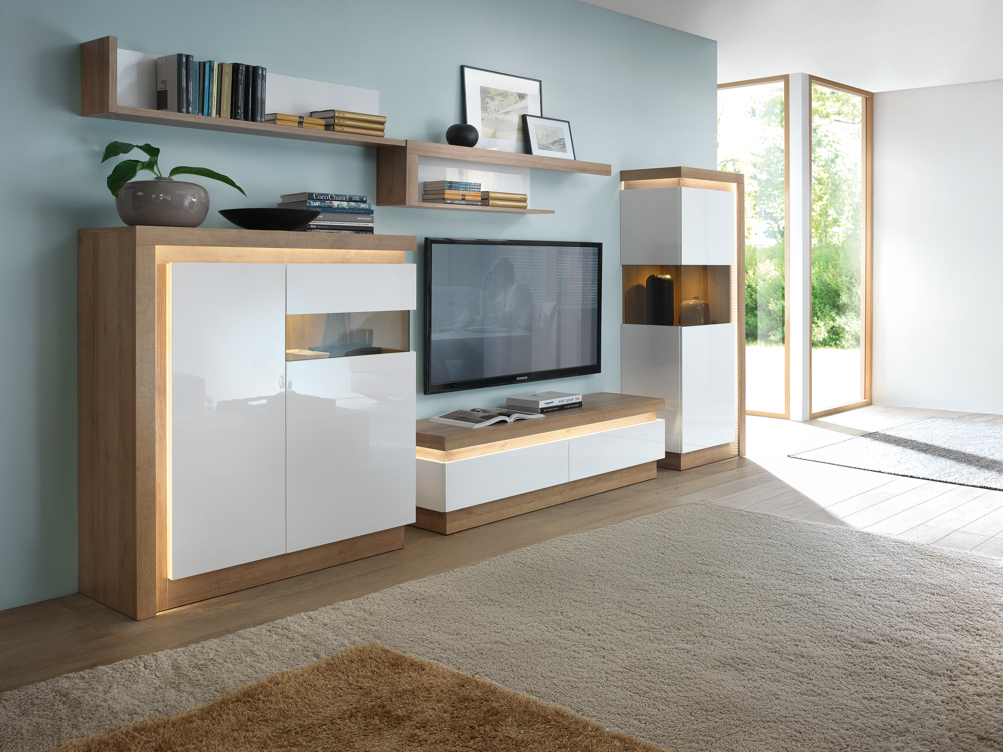 Parete attrezzata Feldeli 123 (Senza)