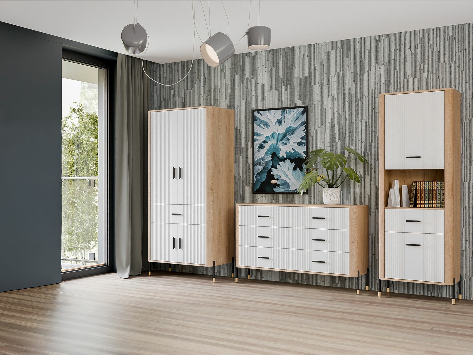 Armadio Flosora 133 (Bianco)
