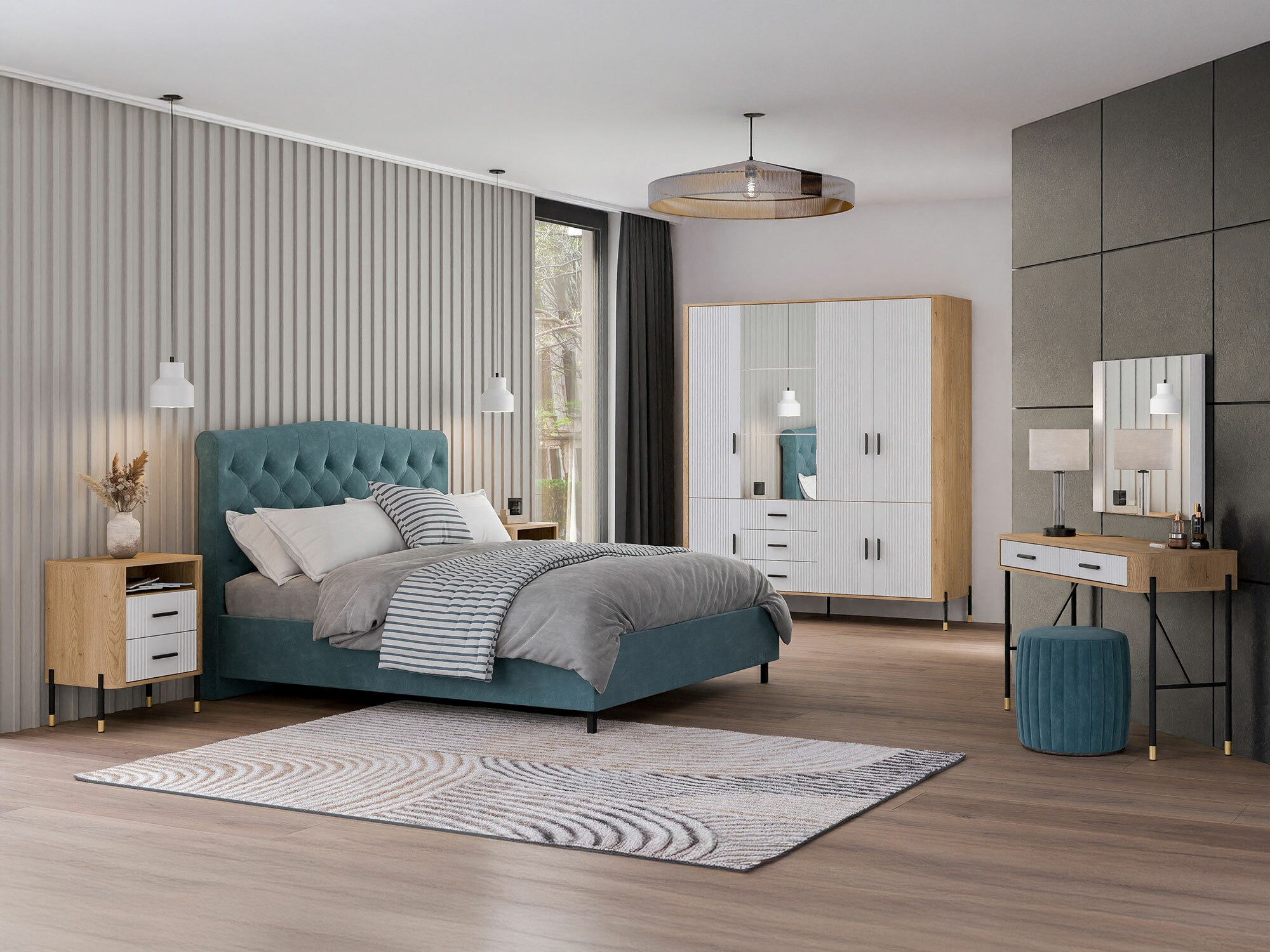 Armadio Flosora 135 (Bianco)