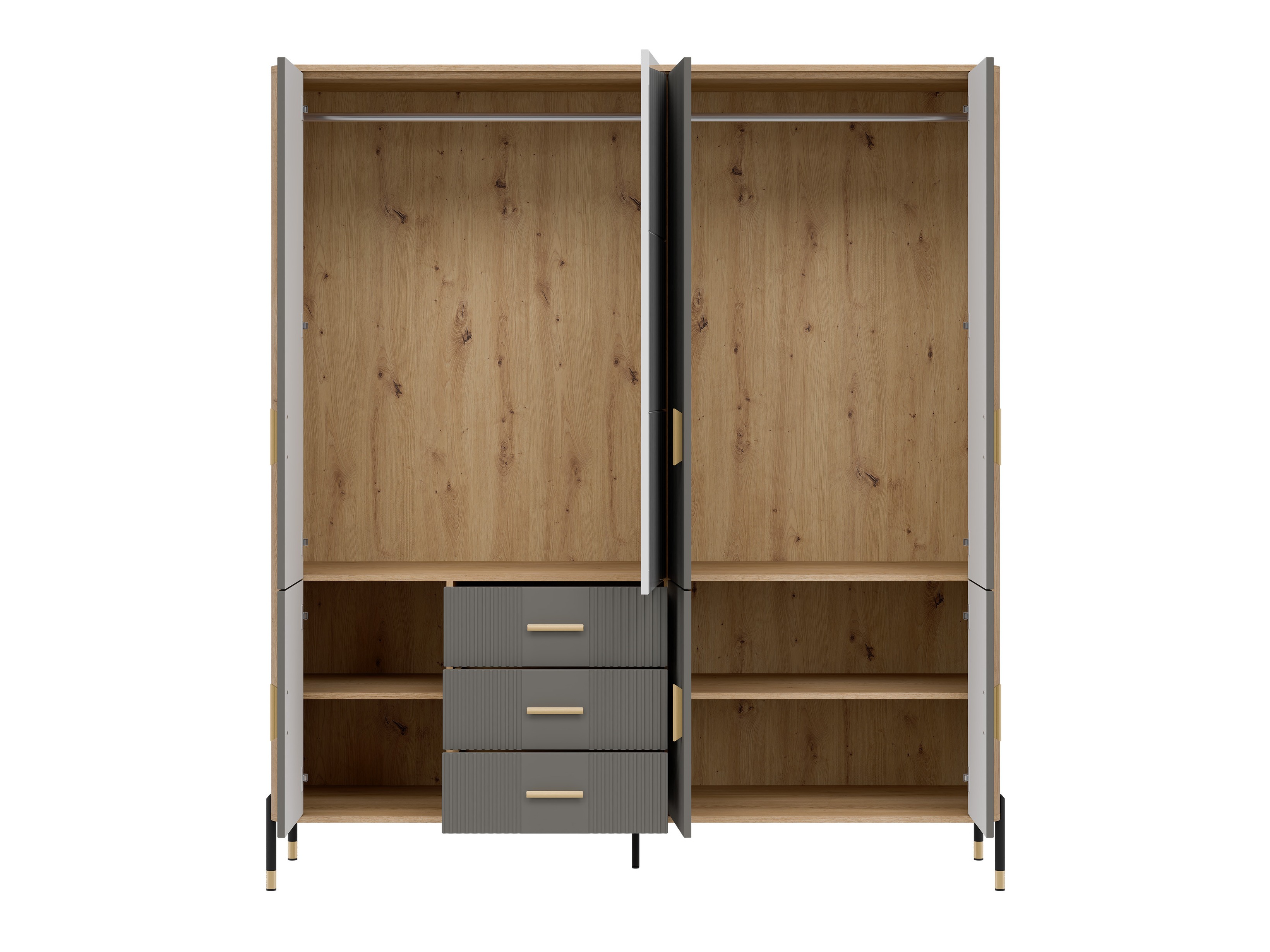 Armadio Flosora 135 (Grigio)