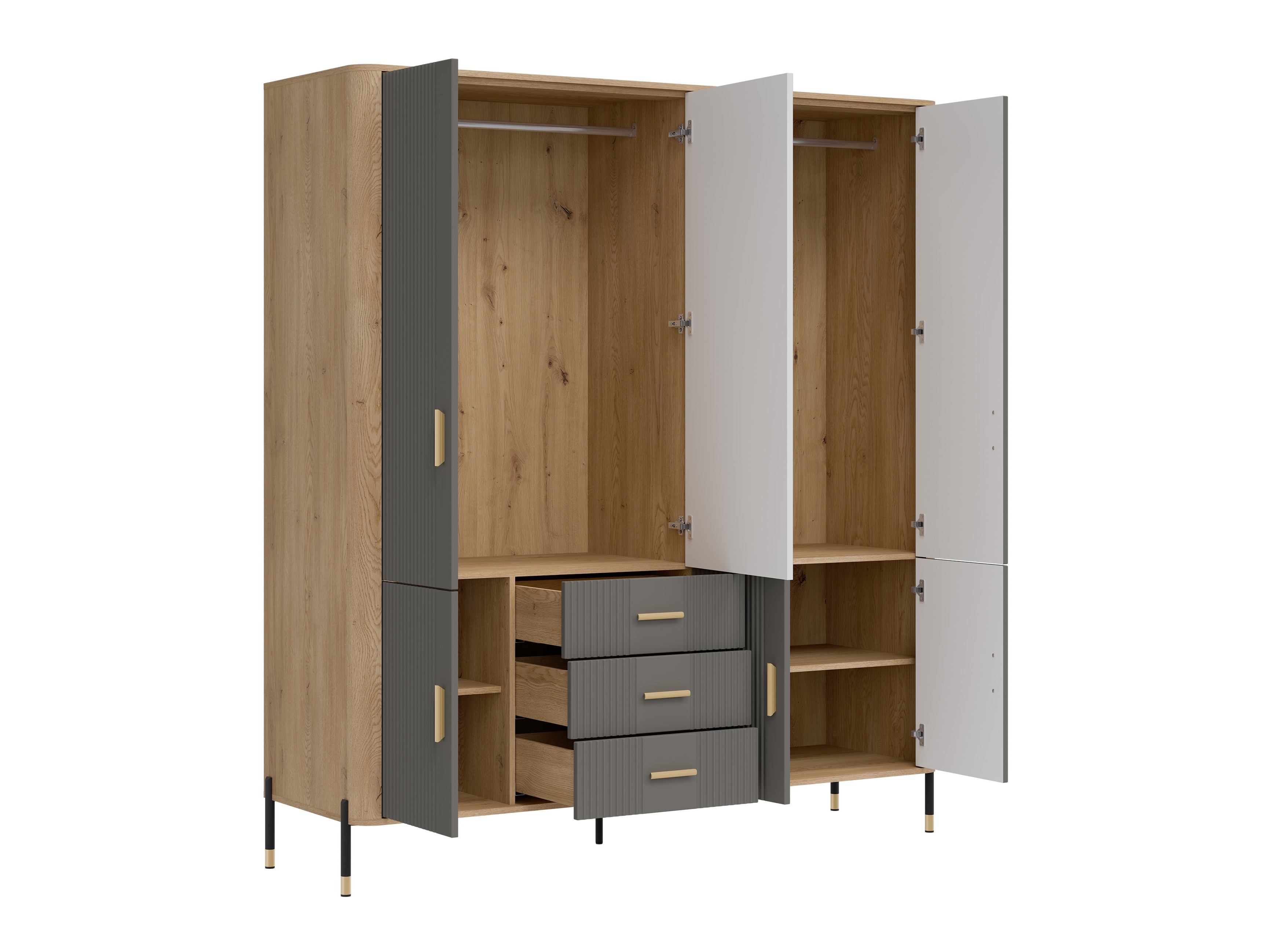 Armadio Flosora 135 (Grigio)