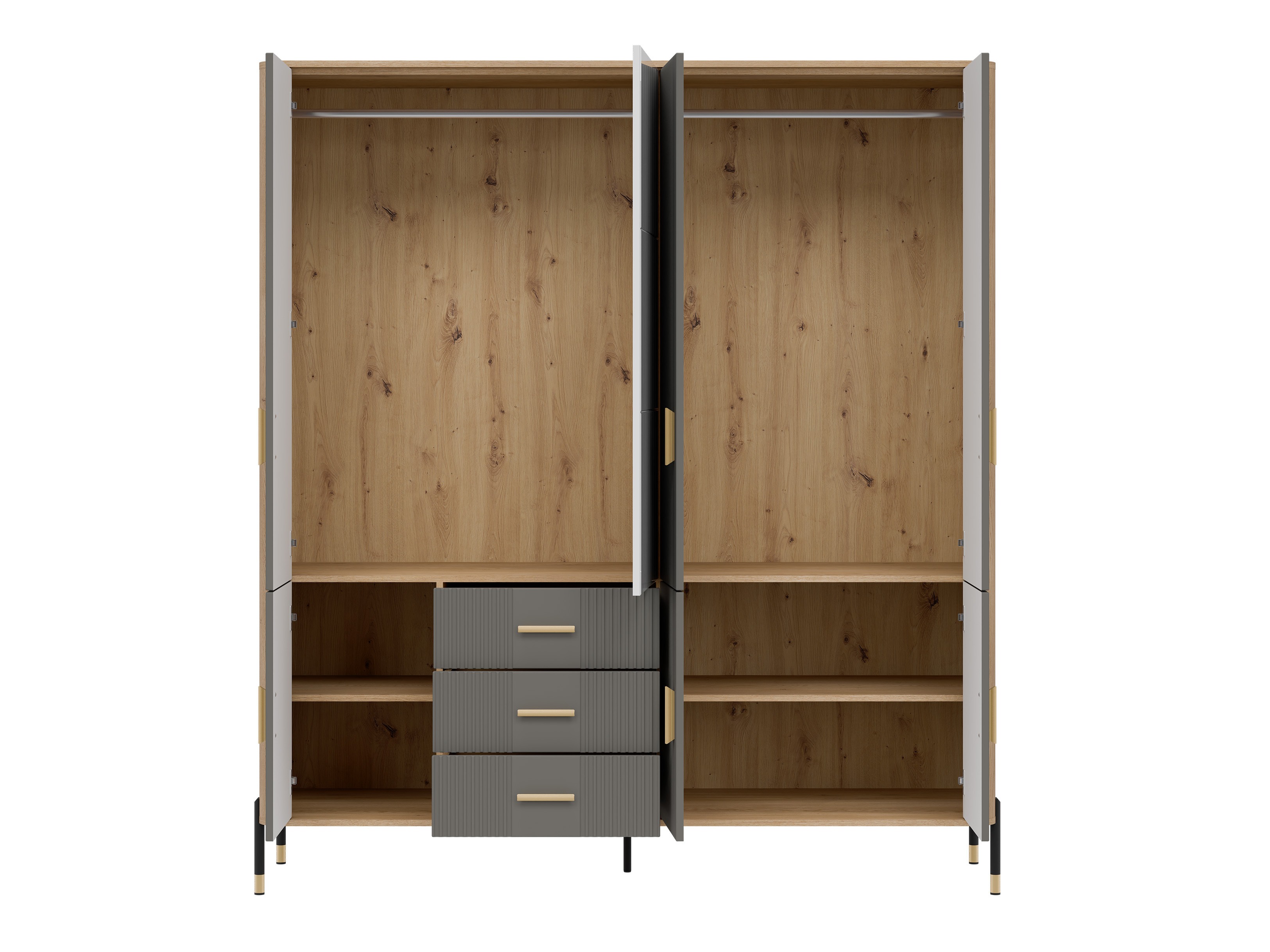 Armadio Flosora 135 (Grigio)