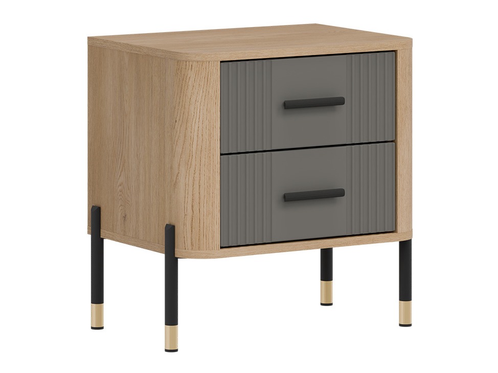 Comodino Flosora 140 (Grigio)