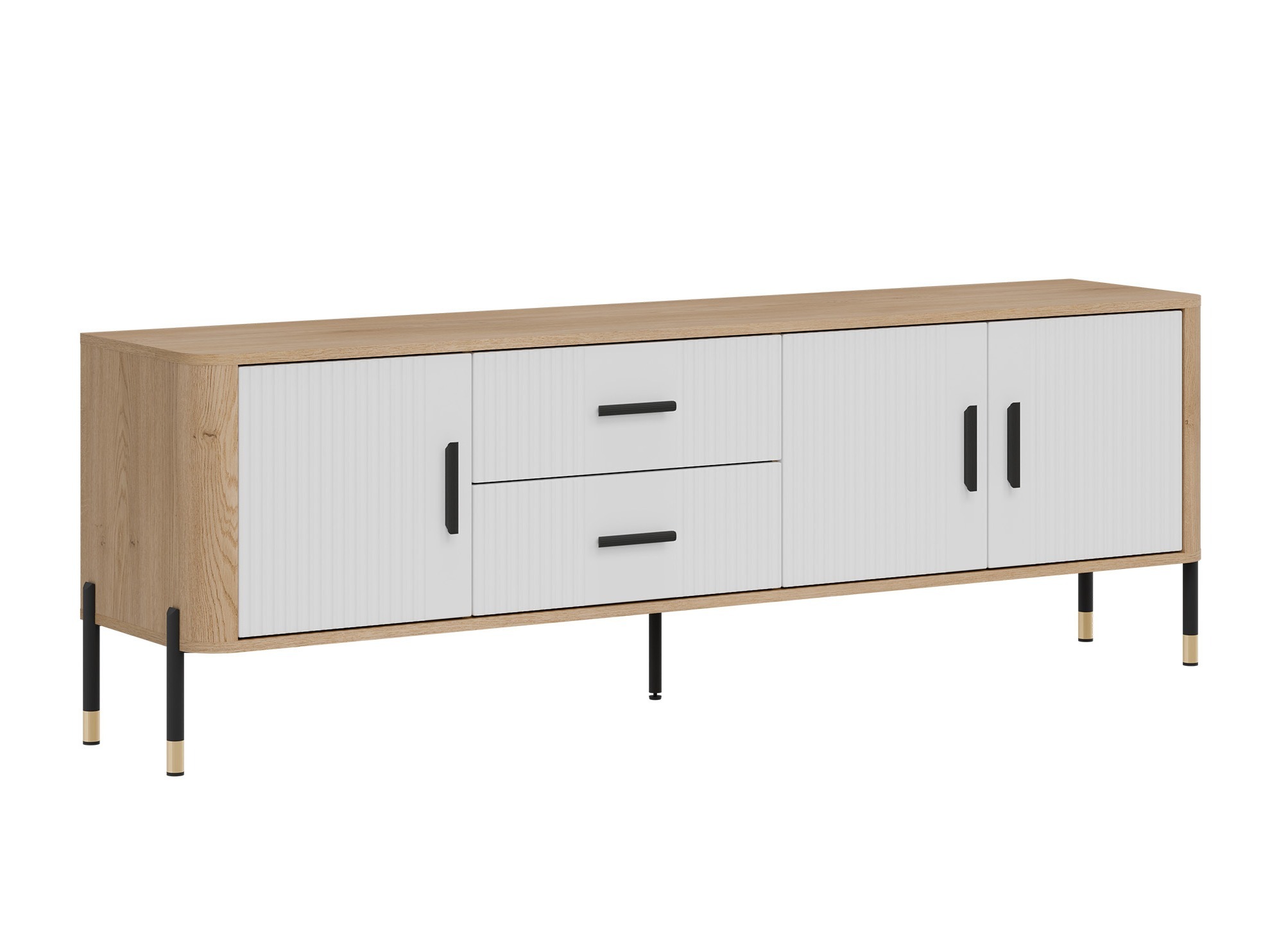 Parete attrezzata Flosora 148 (Bianco)