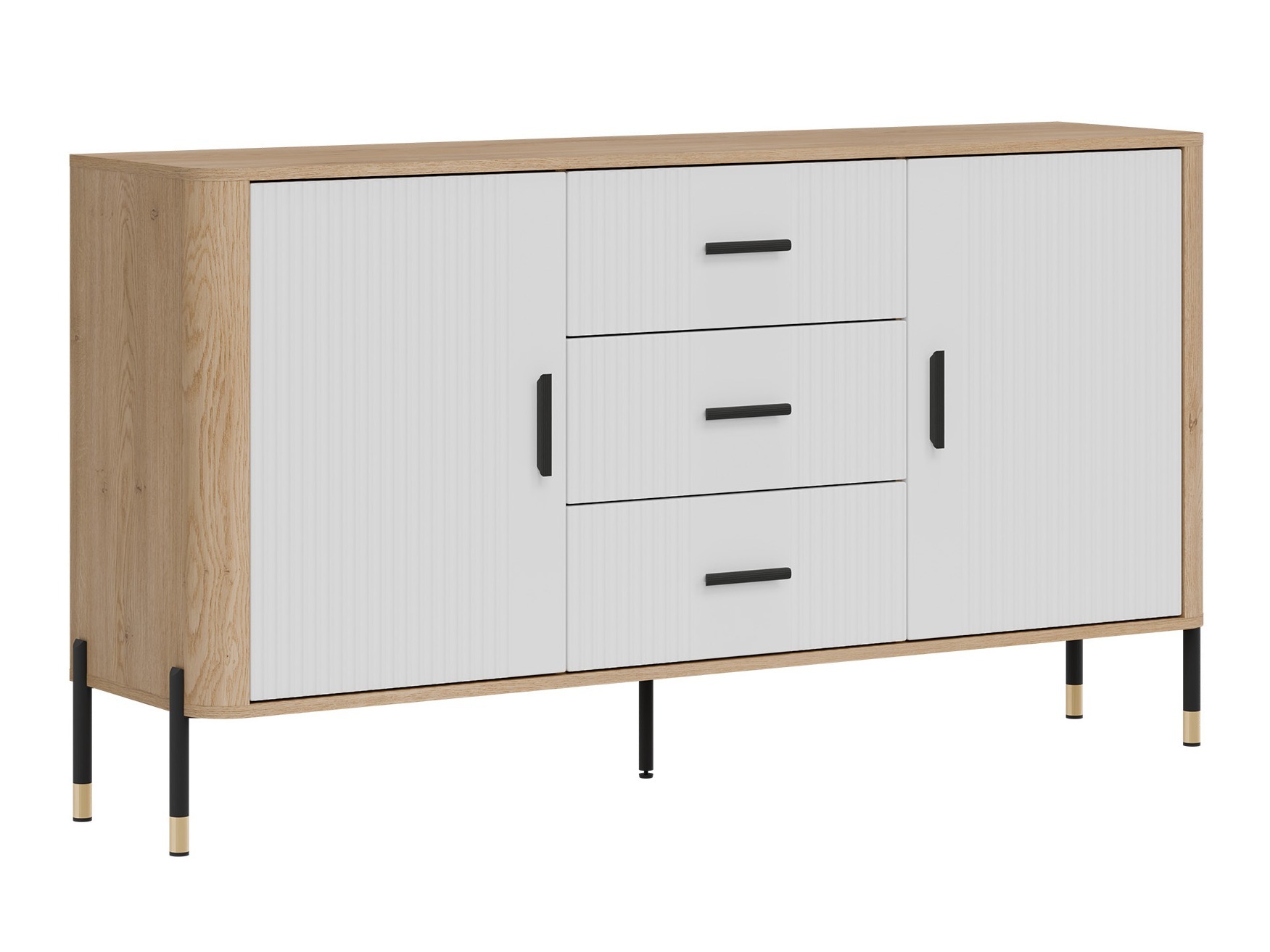 Parete attrezzata Flosora 148 (Bianco)