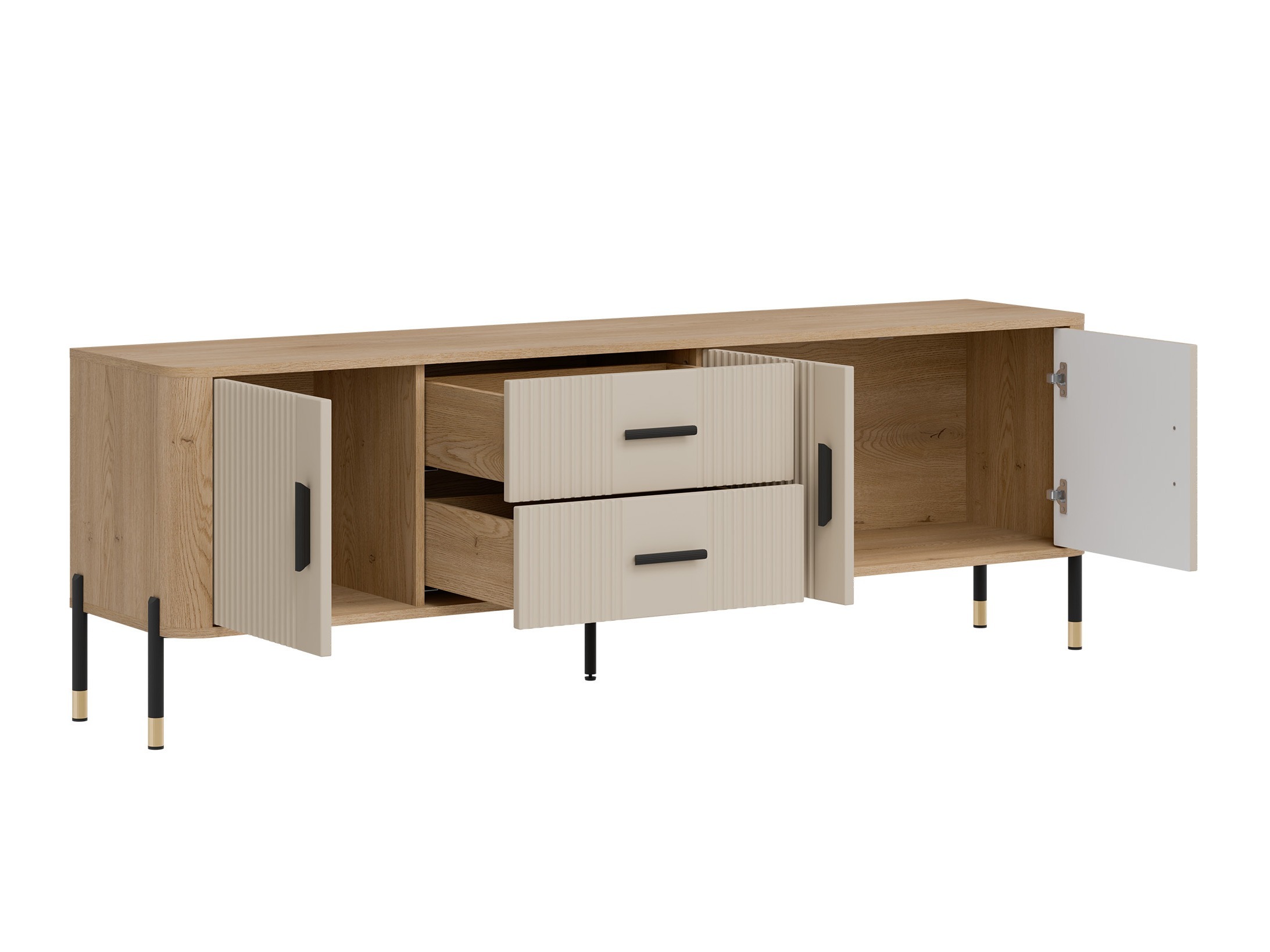 Parete attrezzata Flosora 148 (Cachemire)