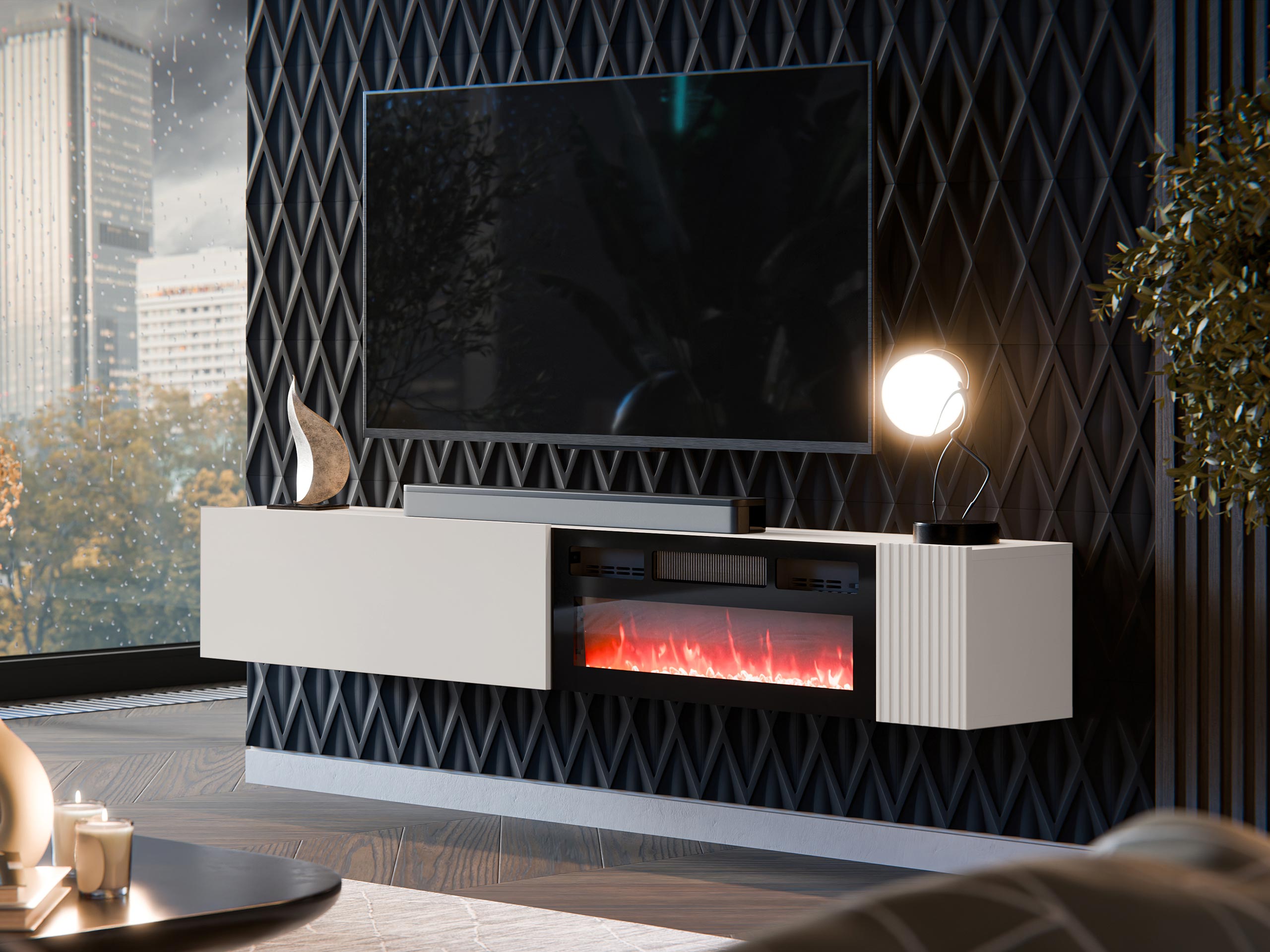 Mobile porta TV Species I (Cachemire)