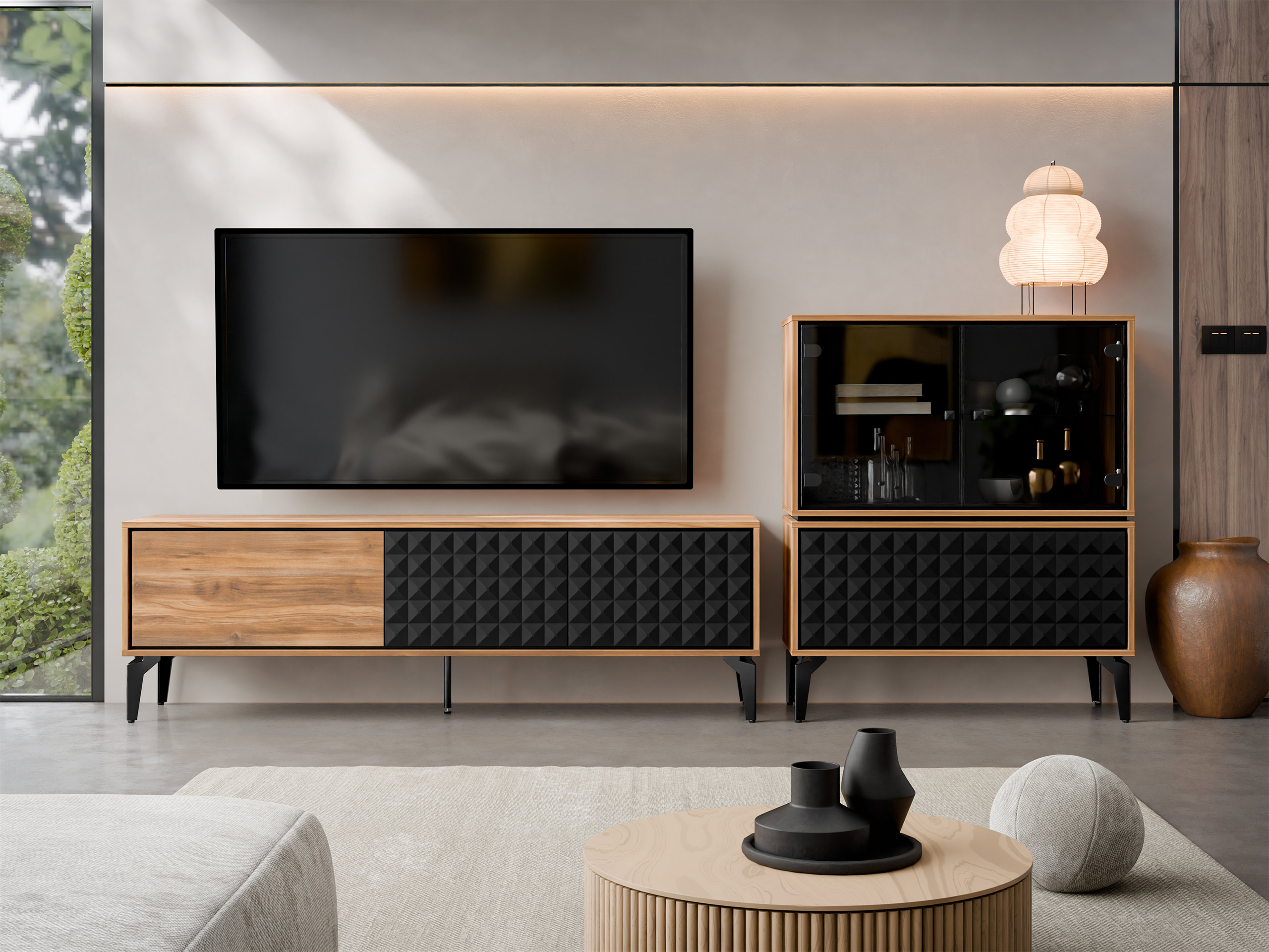 Parete attrezzata Cornovu 105