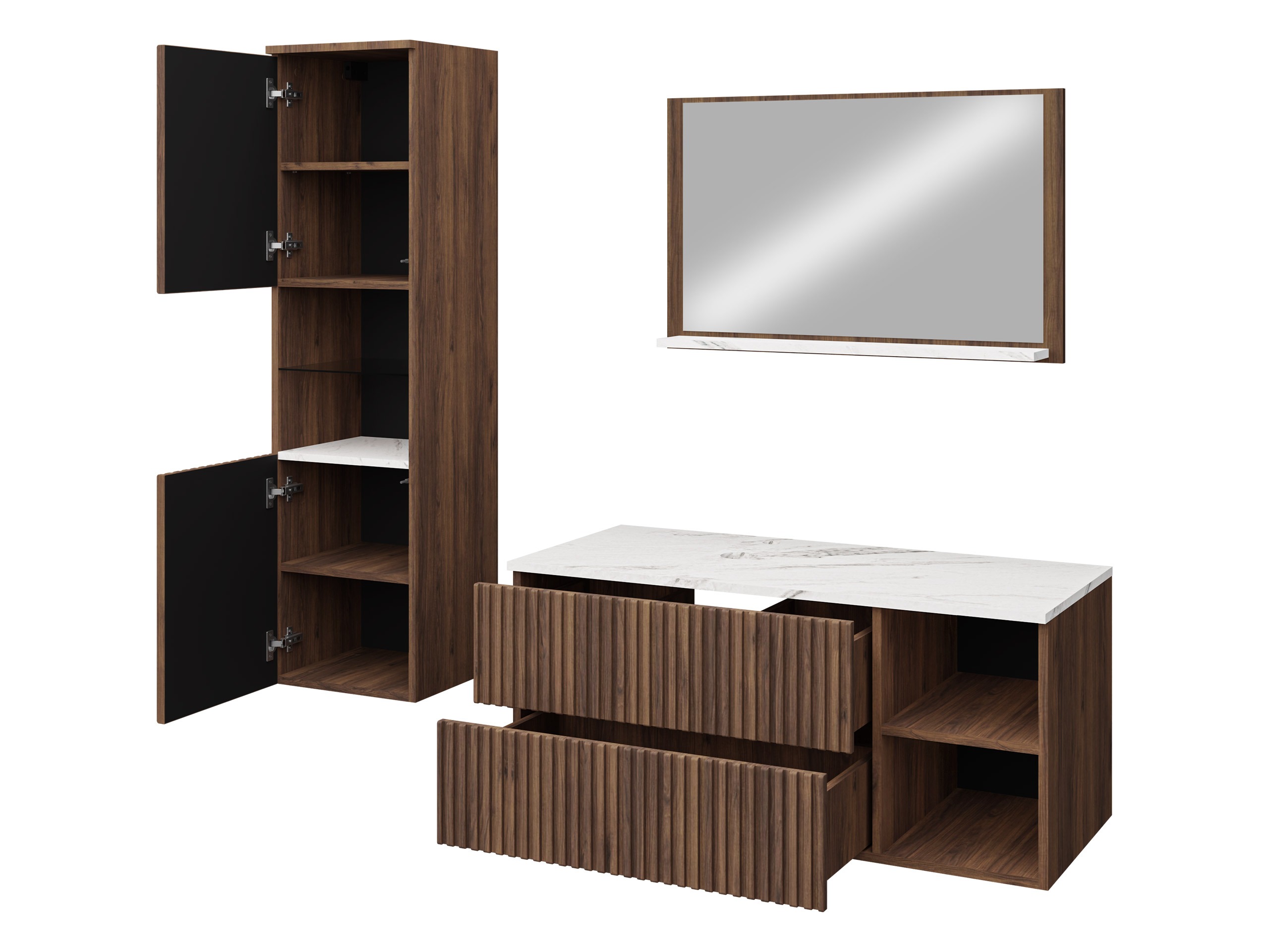 Set bagno Nauta I (Cachemire + Quercia)
