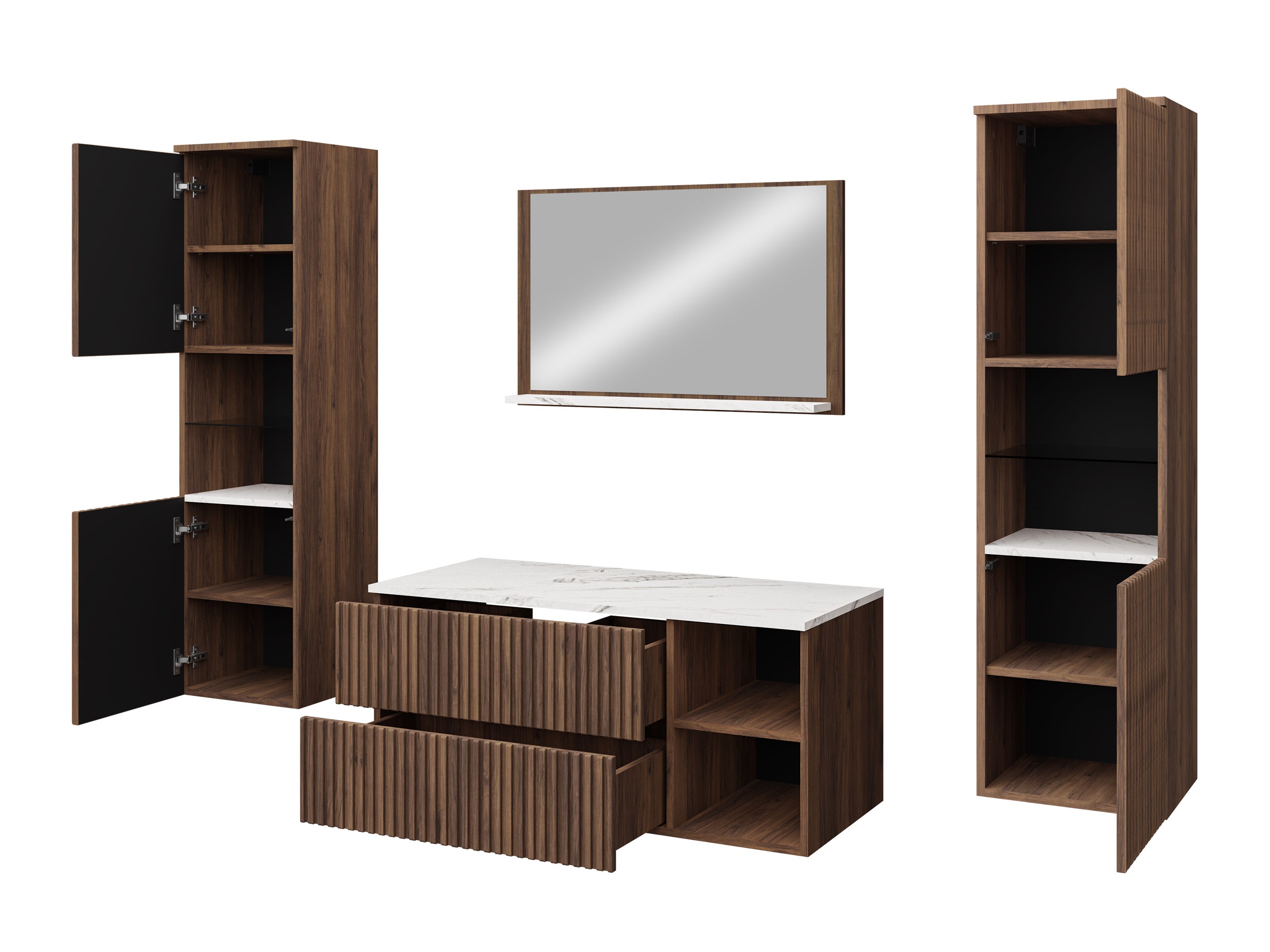 Set bagno Nauta II (Cachemire + Quercia)