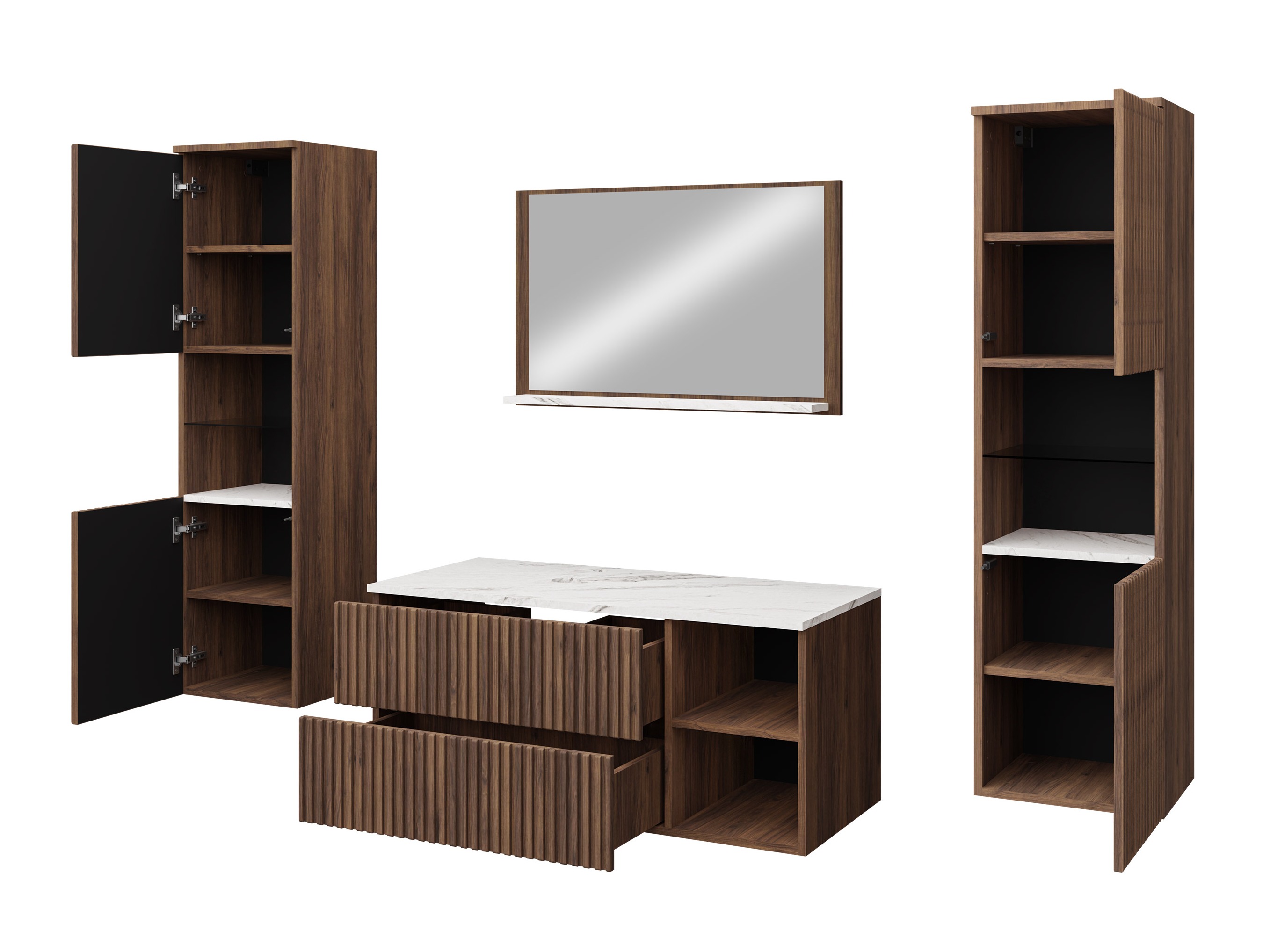 Set bagno Nauta II (Cachemire + Quercia)