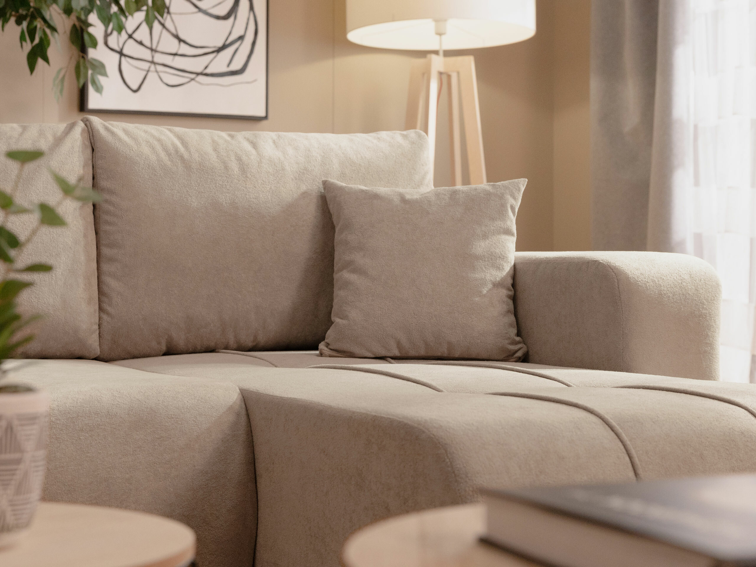 Divano angolare Comfivo Laurus II (Velo 623)