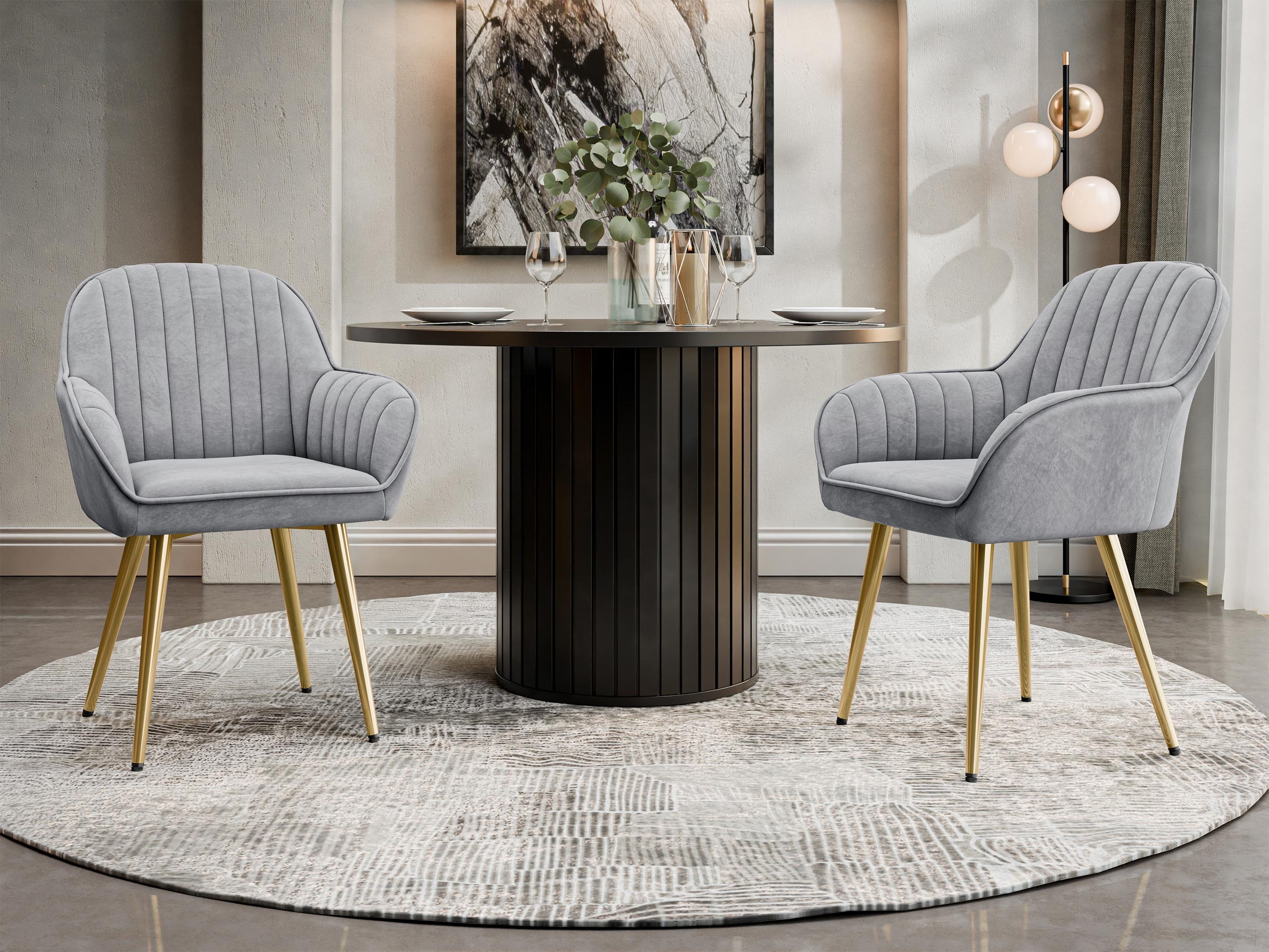 Sedia Comfivo Hilaritas VIII (Grigio)