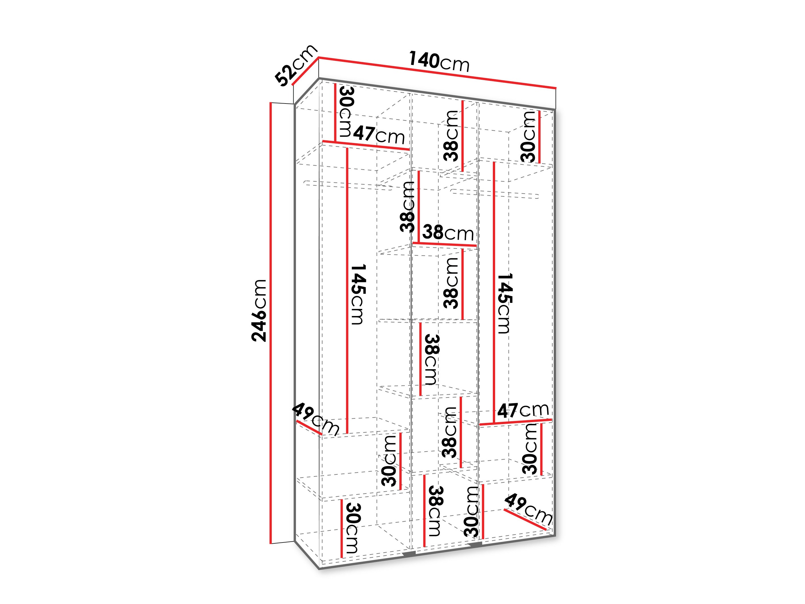 Armadio Hartford 544 (Bianco)
