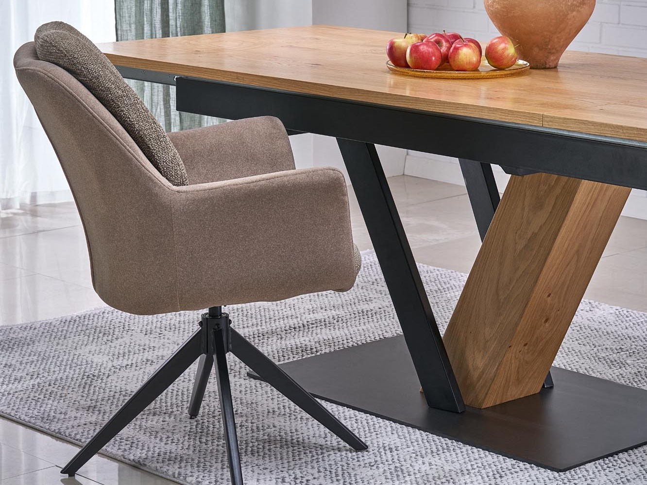 Sedia Houston 2072 (Marrone)