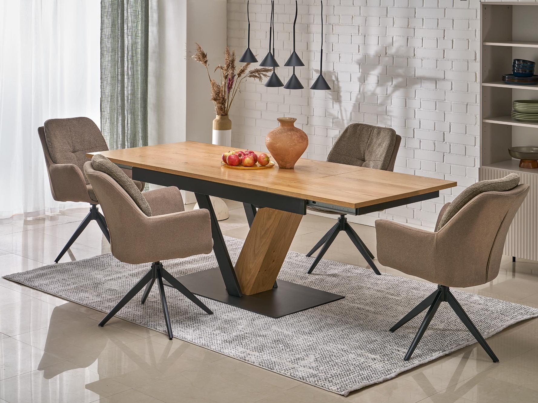 Sedia Houston 2072 (Marrone)