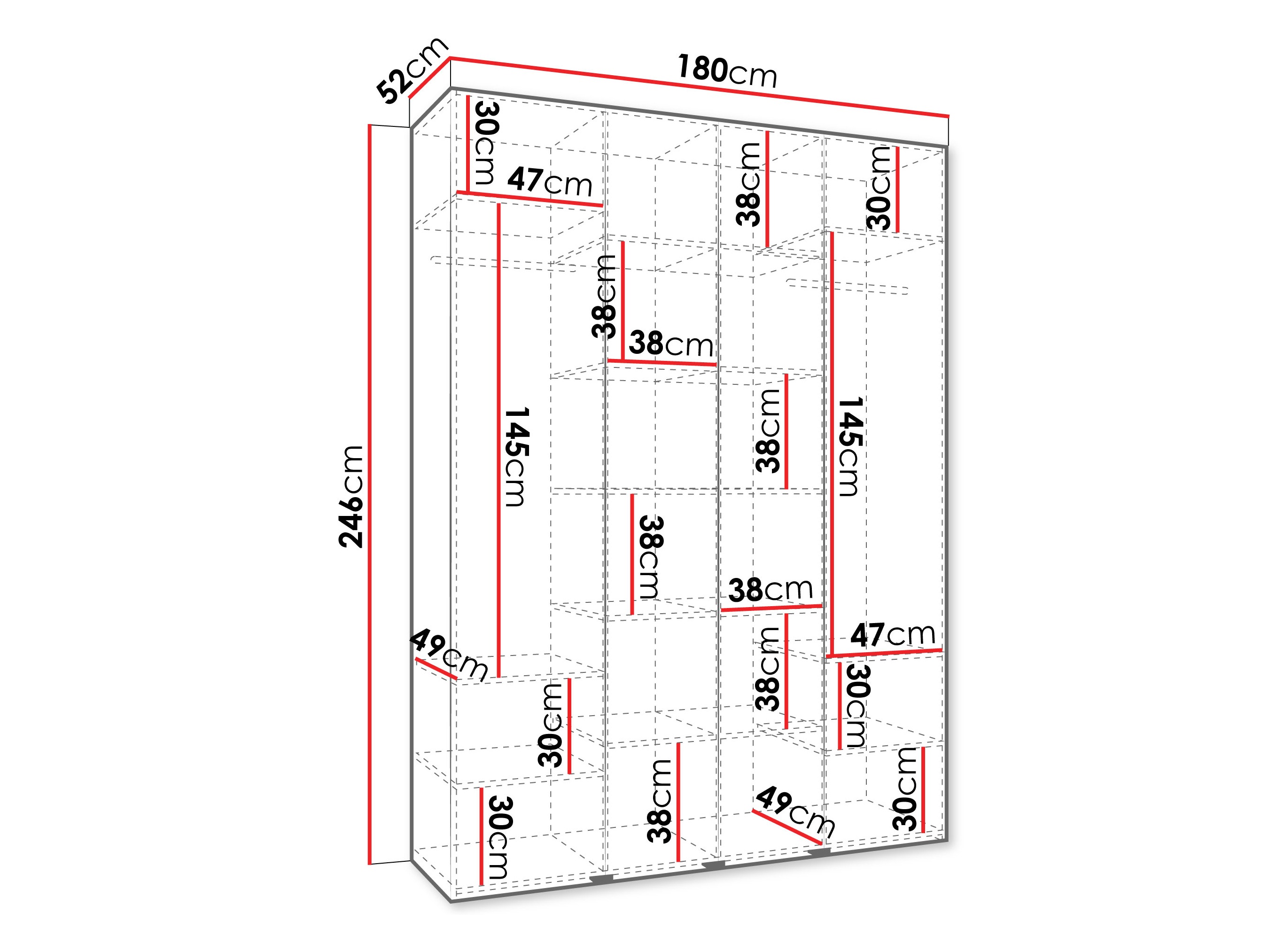 Armadio Hartford 554 (Cachemire)