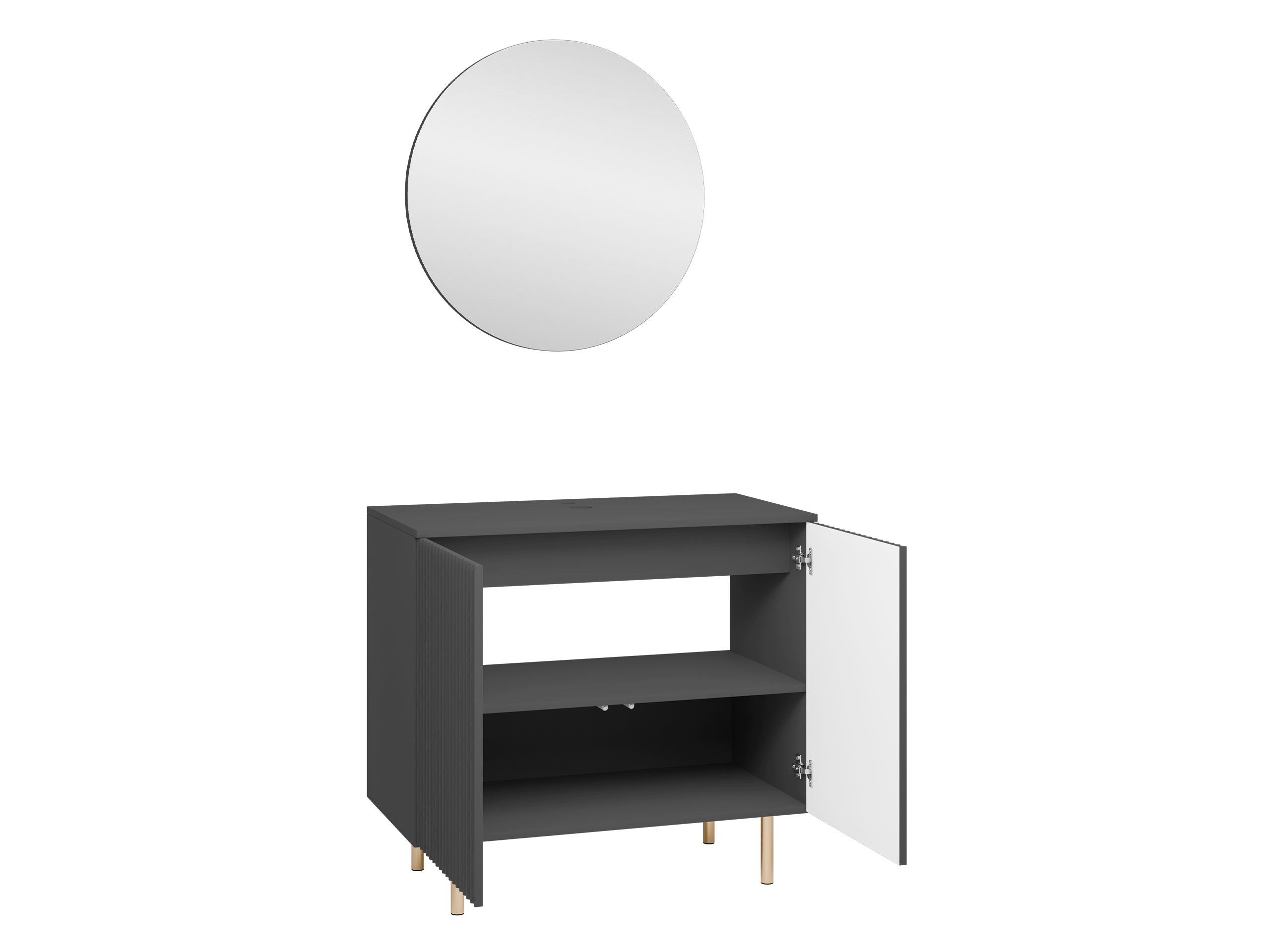 Set bagno Decus I (Nero)
