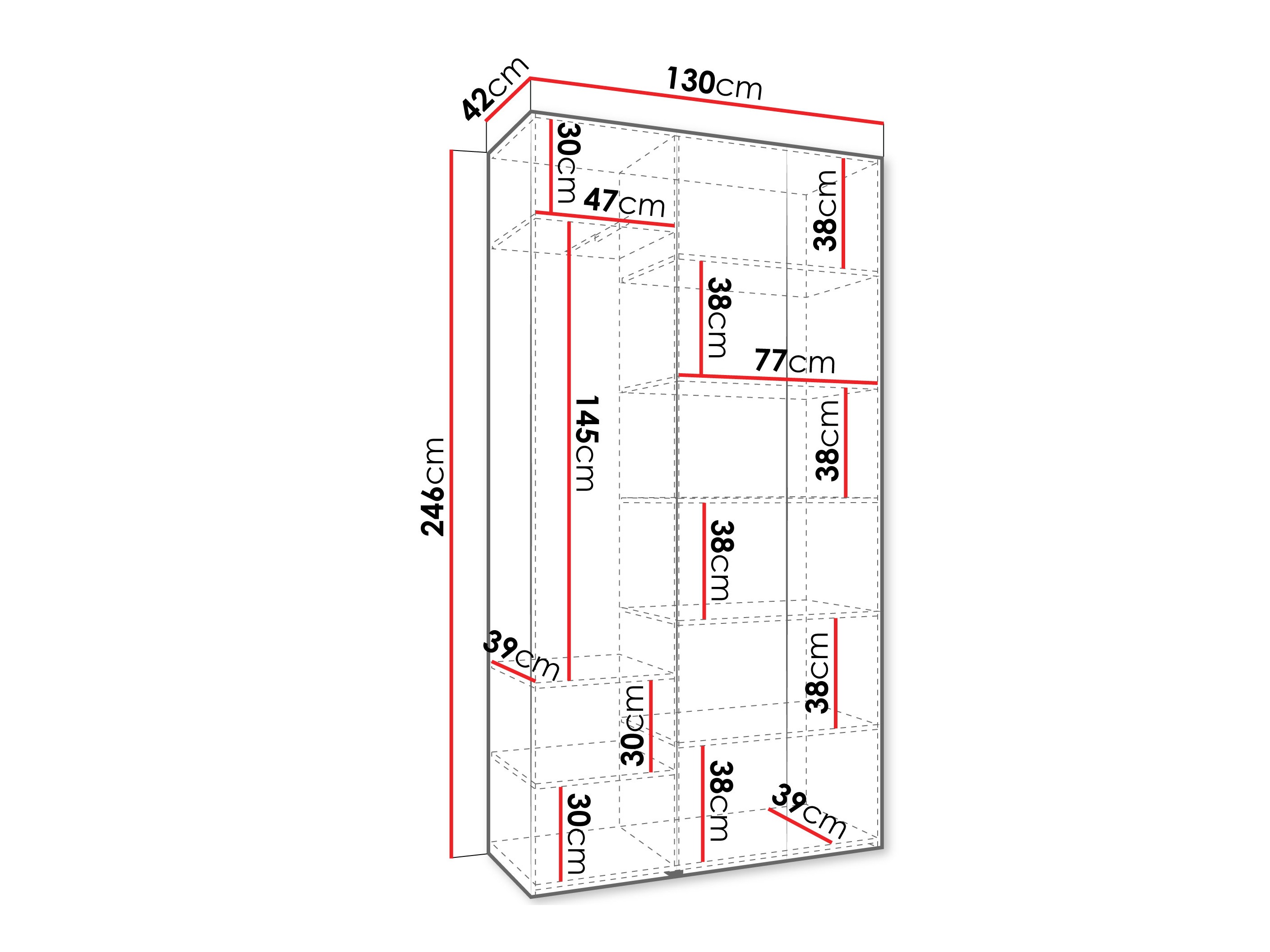 Armadio Hartford 563 (Bianco)