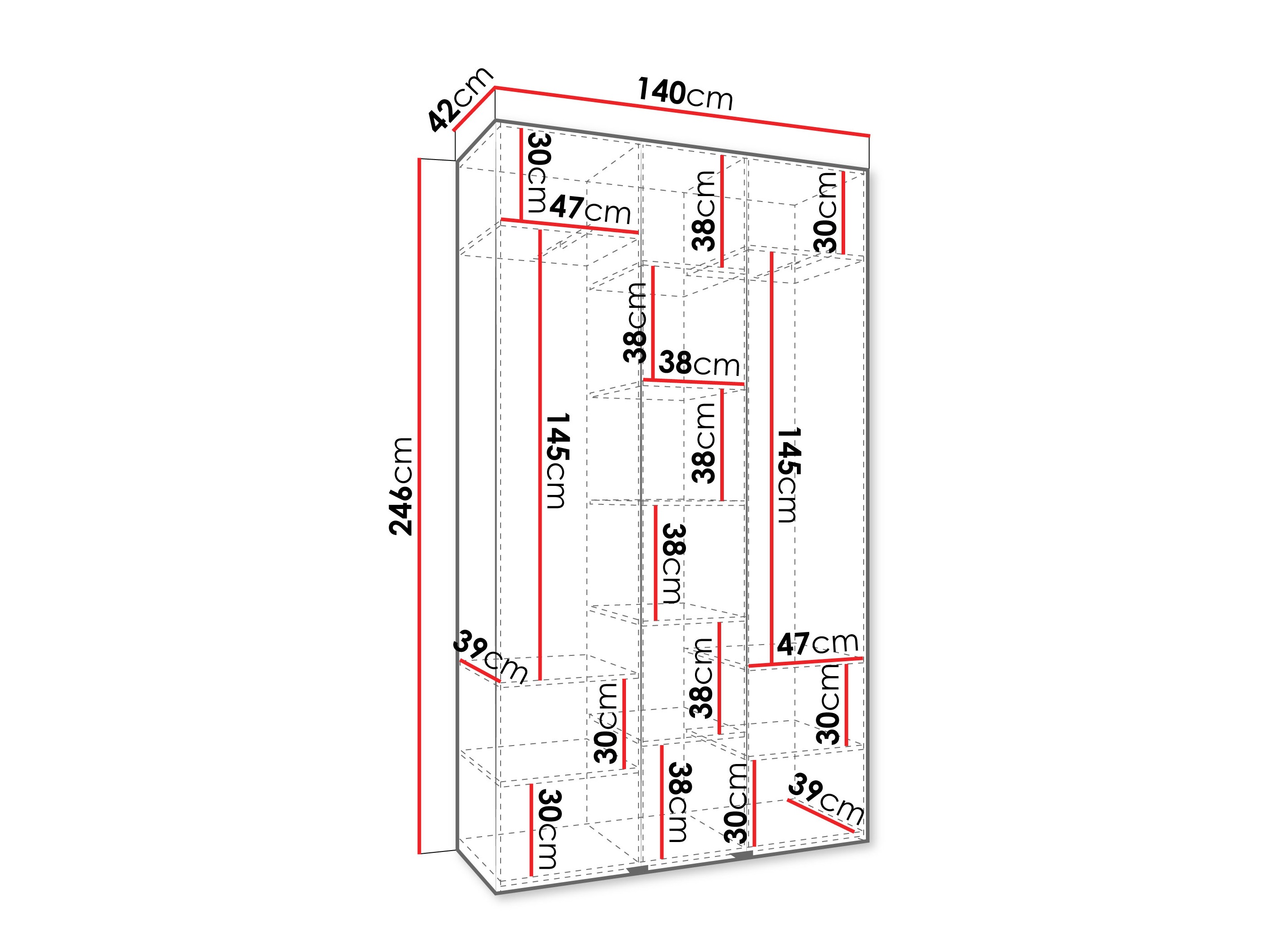 Armadio Hartford 563 (Bianco)