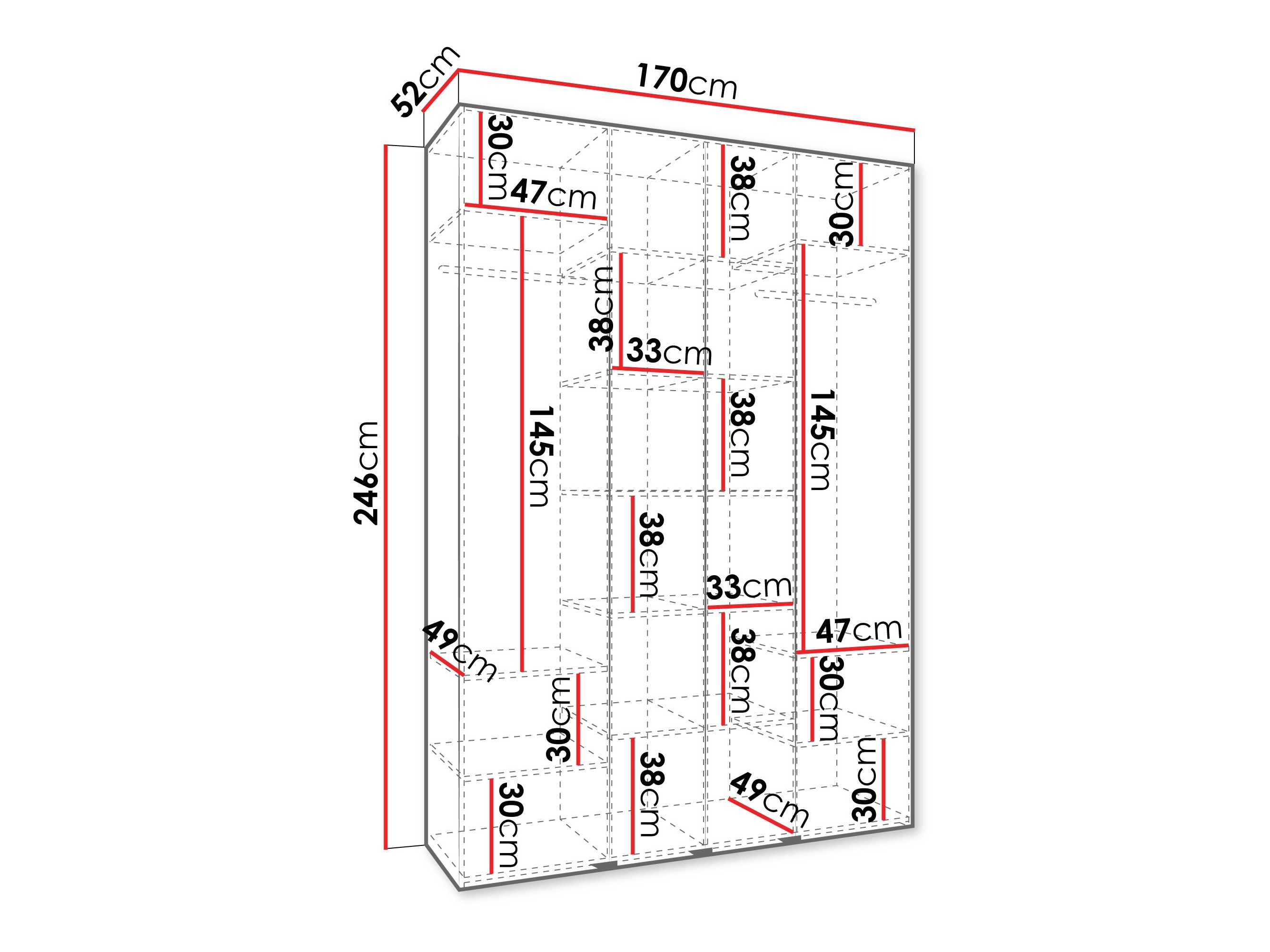 Armadio Hartford 564 (Bianco)
