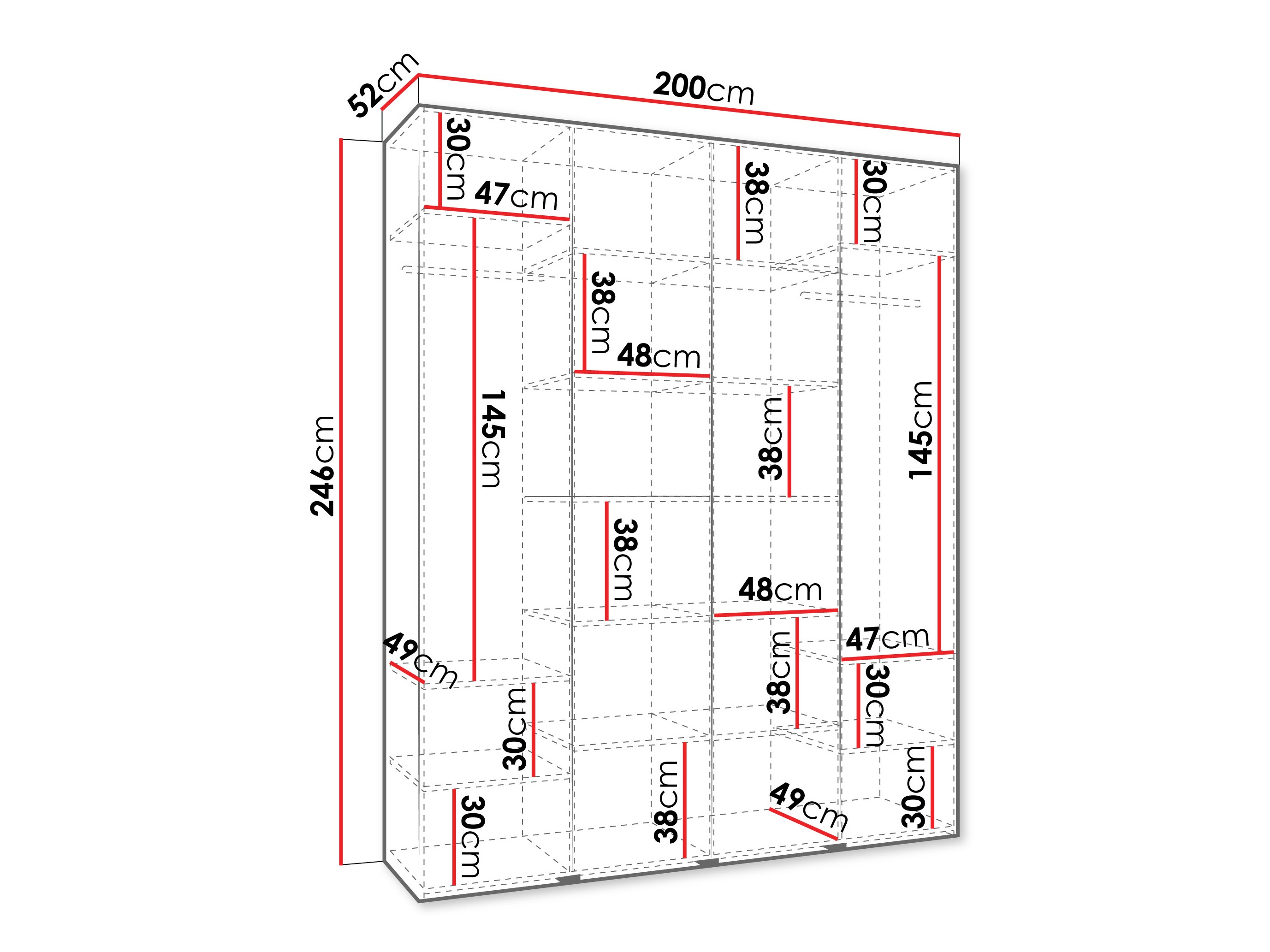 Armadio Hartford 564 (Bianco)