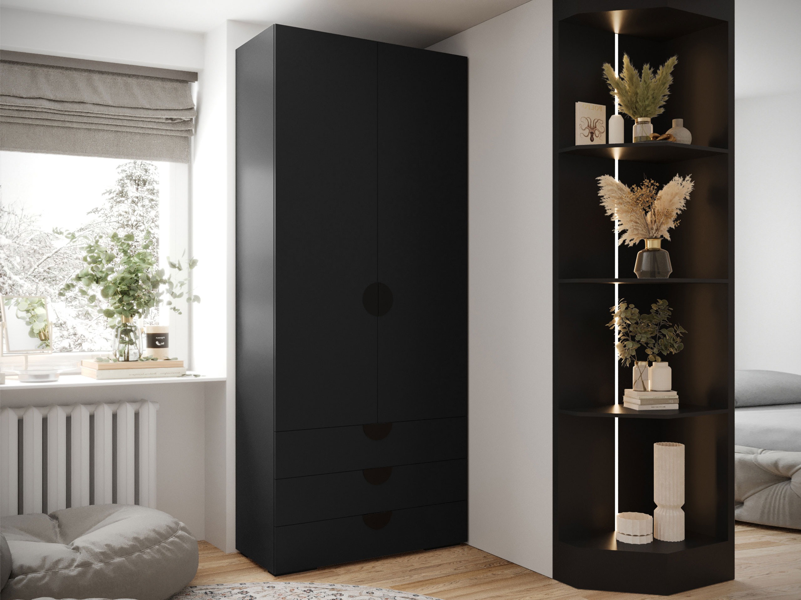 Armadio Hartford 565 (Nero)
