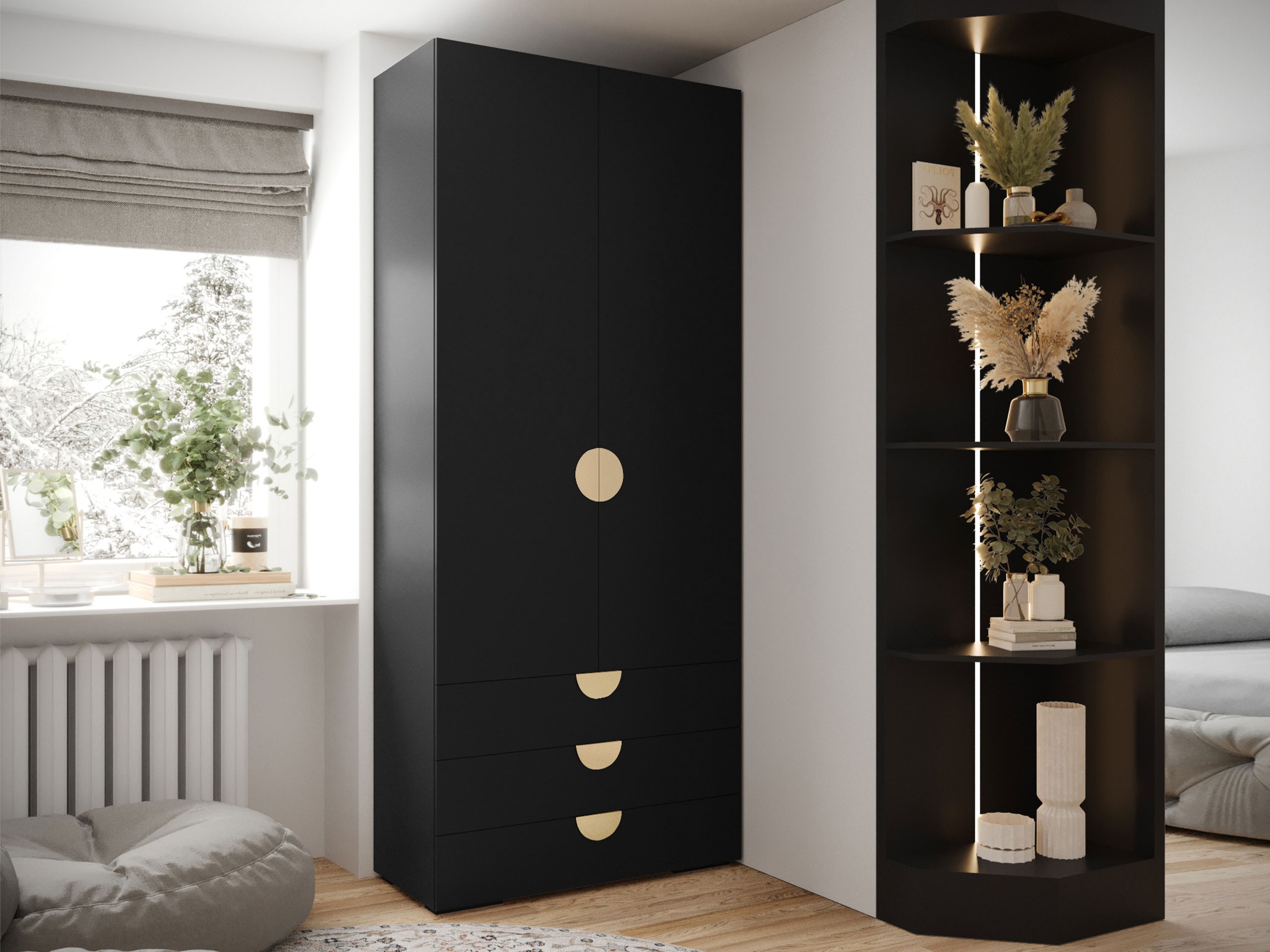 Armadio Hartford 565 (Nero)