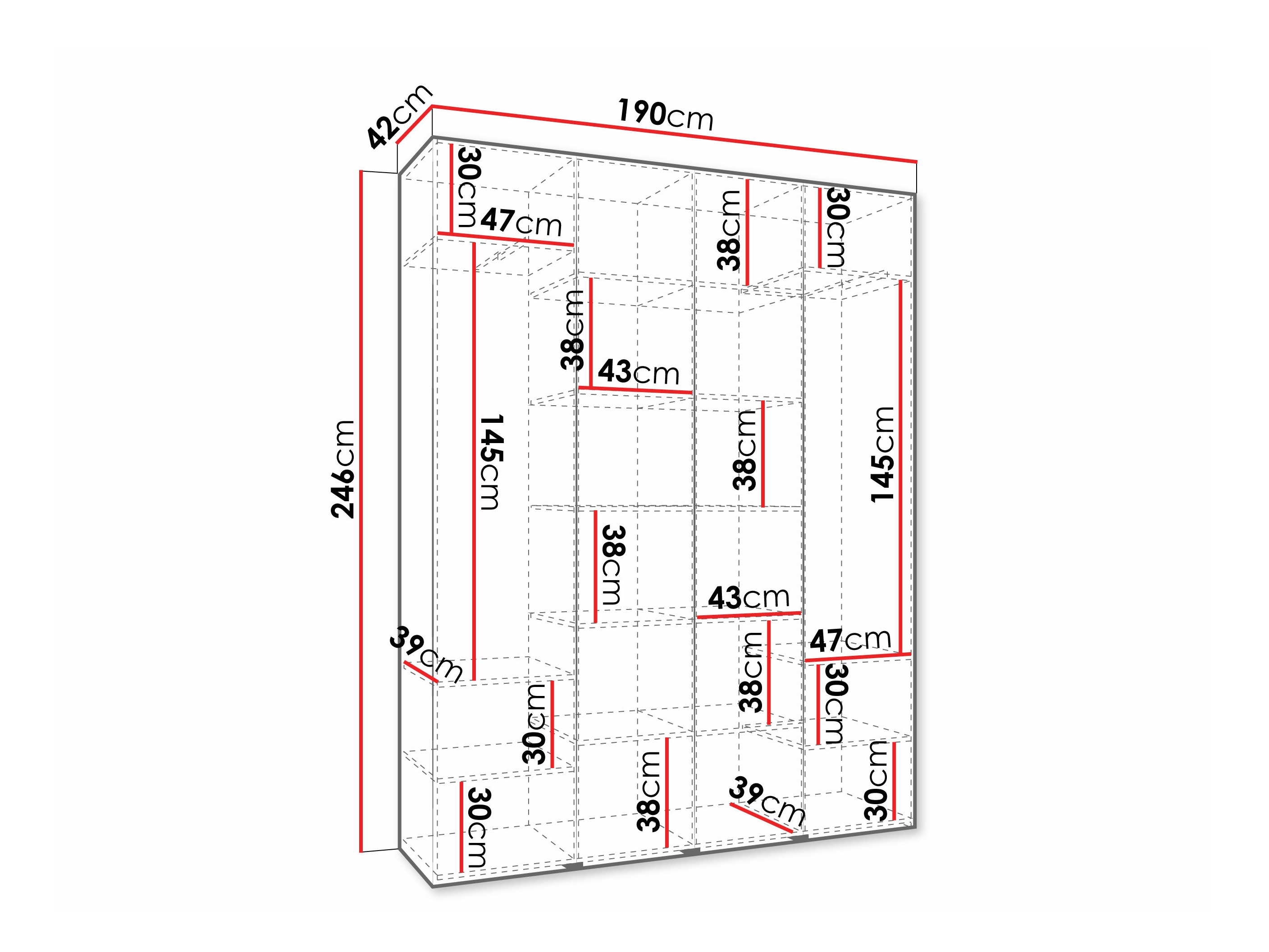 Armadio Hartford 570 (Bianco)