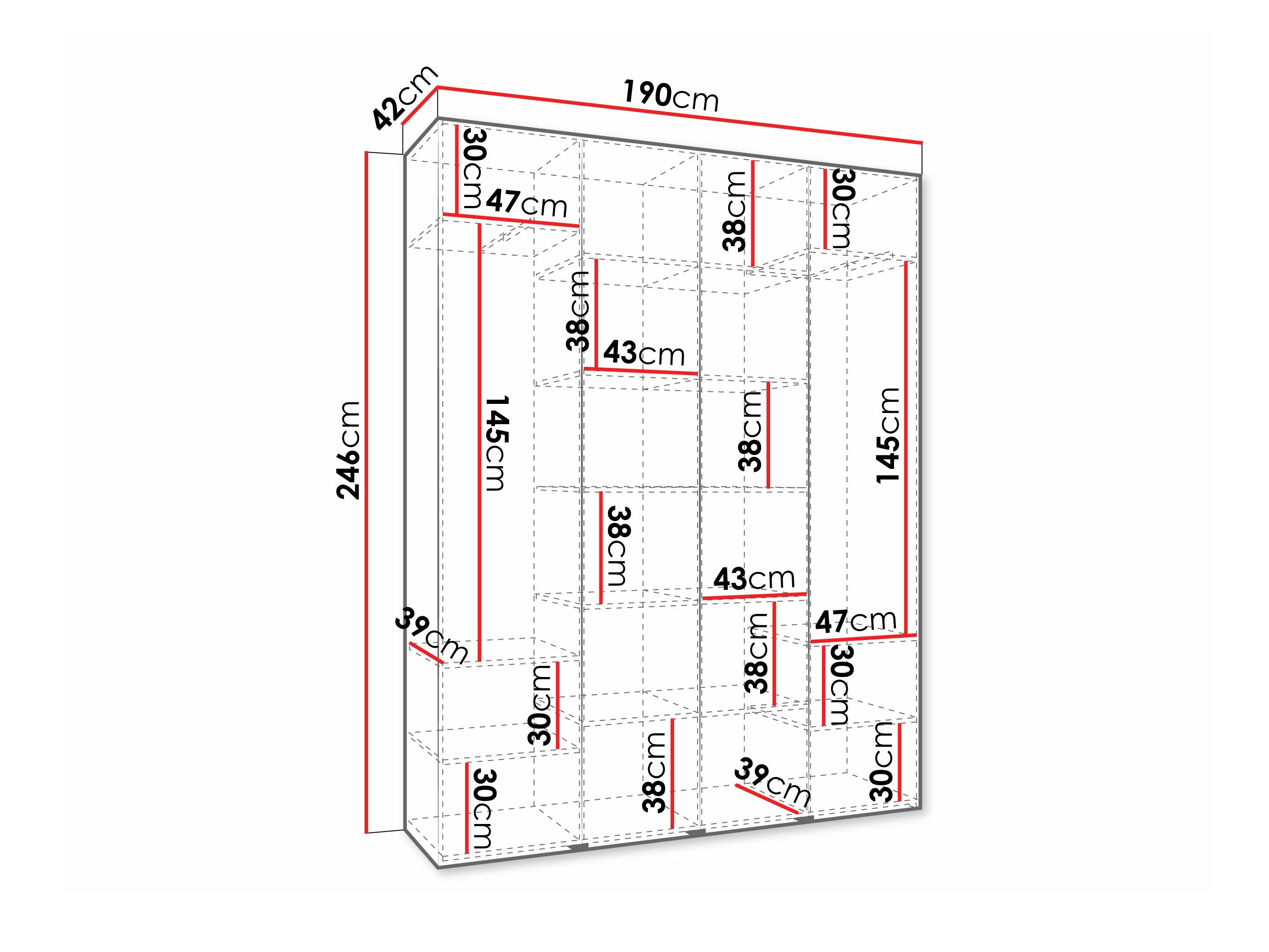 Armadio Hartford 570 (Bianco)