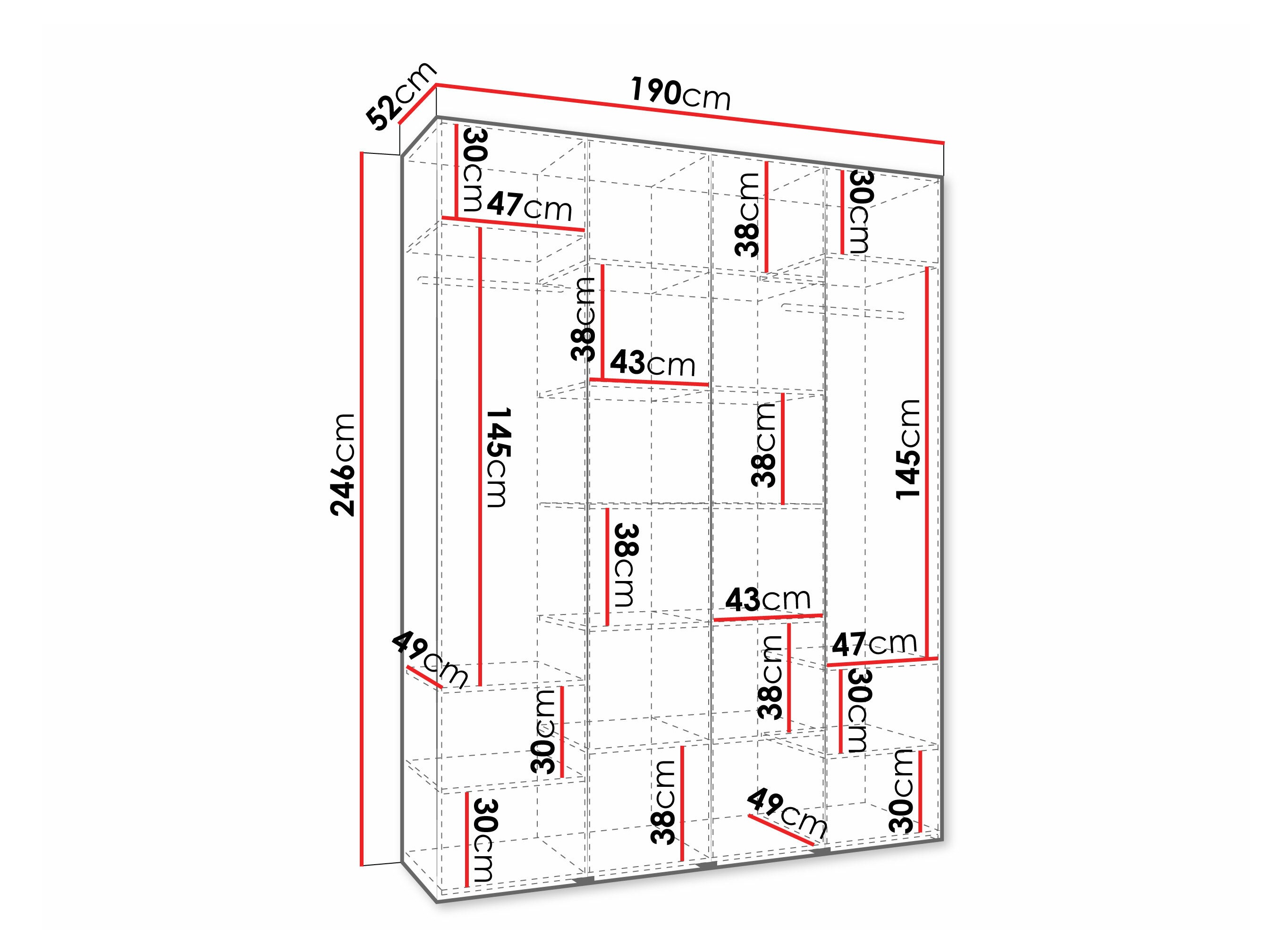 Armadio Hartford 570 (Bianco)