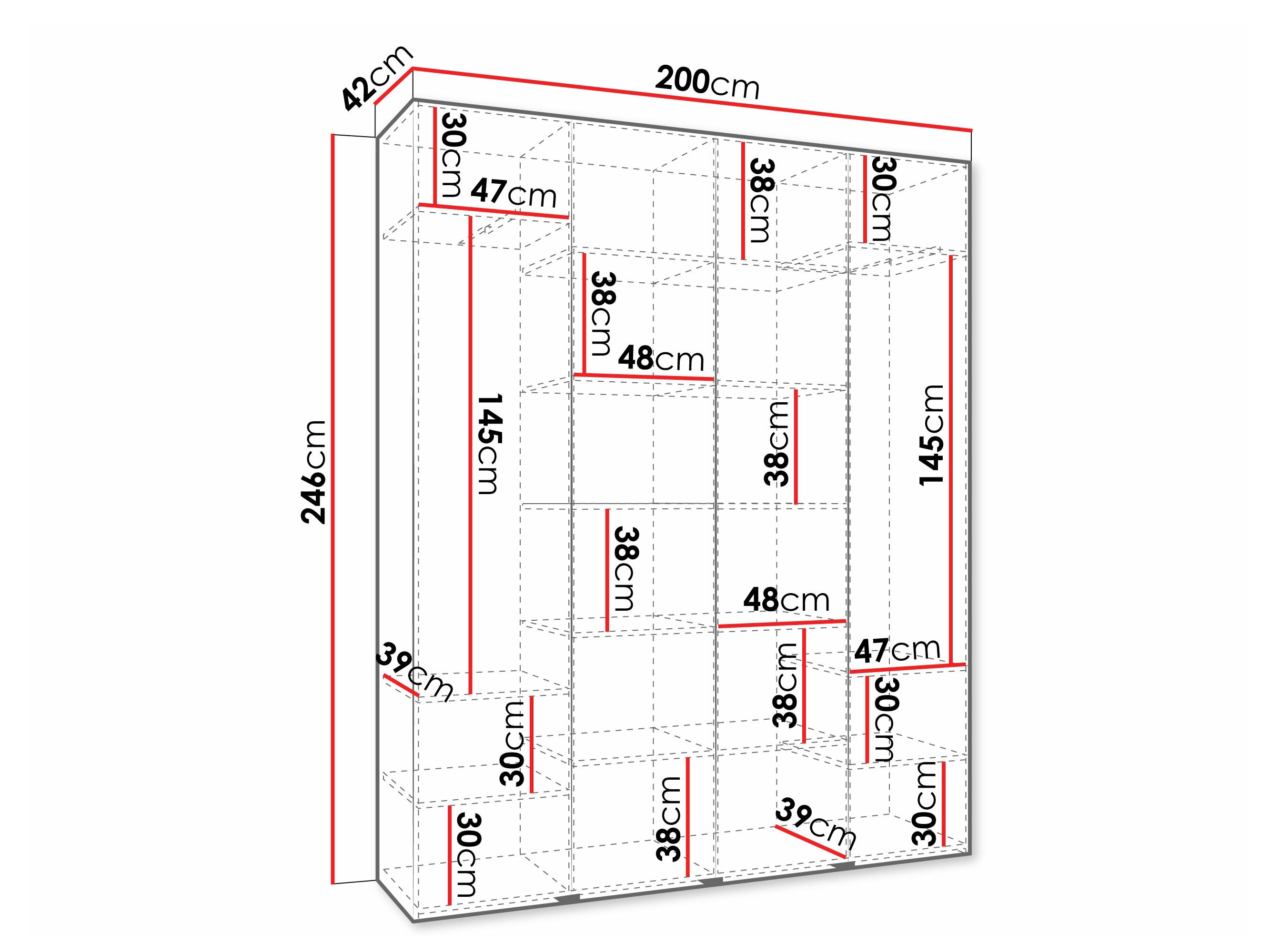 Armadio Hartford 570 (Bianco)