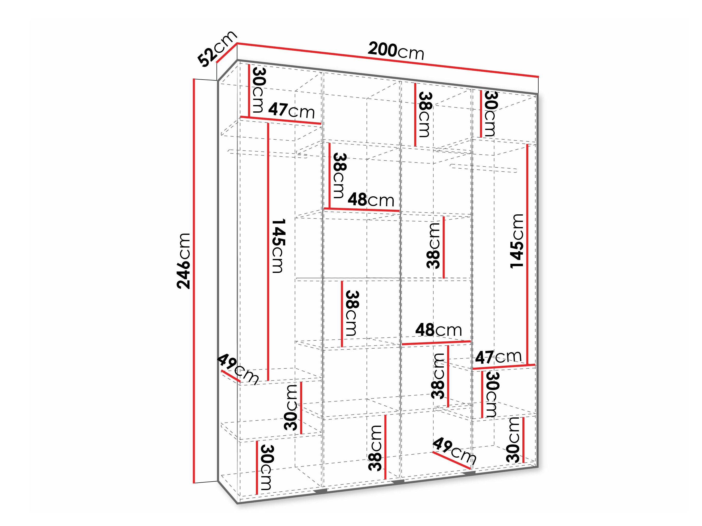 Armadio Hartford 570 (Bianco)