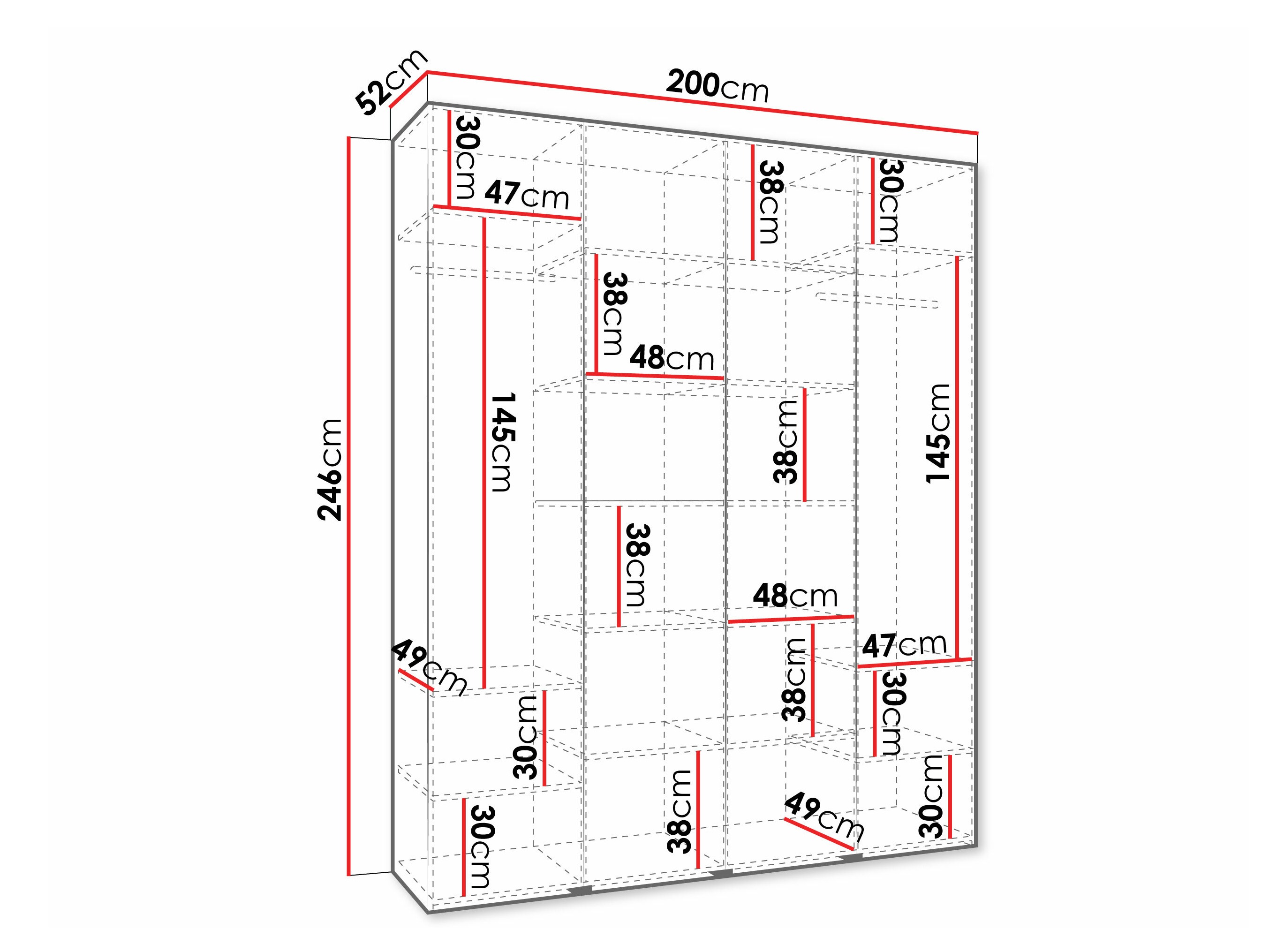 Armadio Hartford 570 (Bianco)