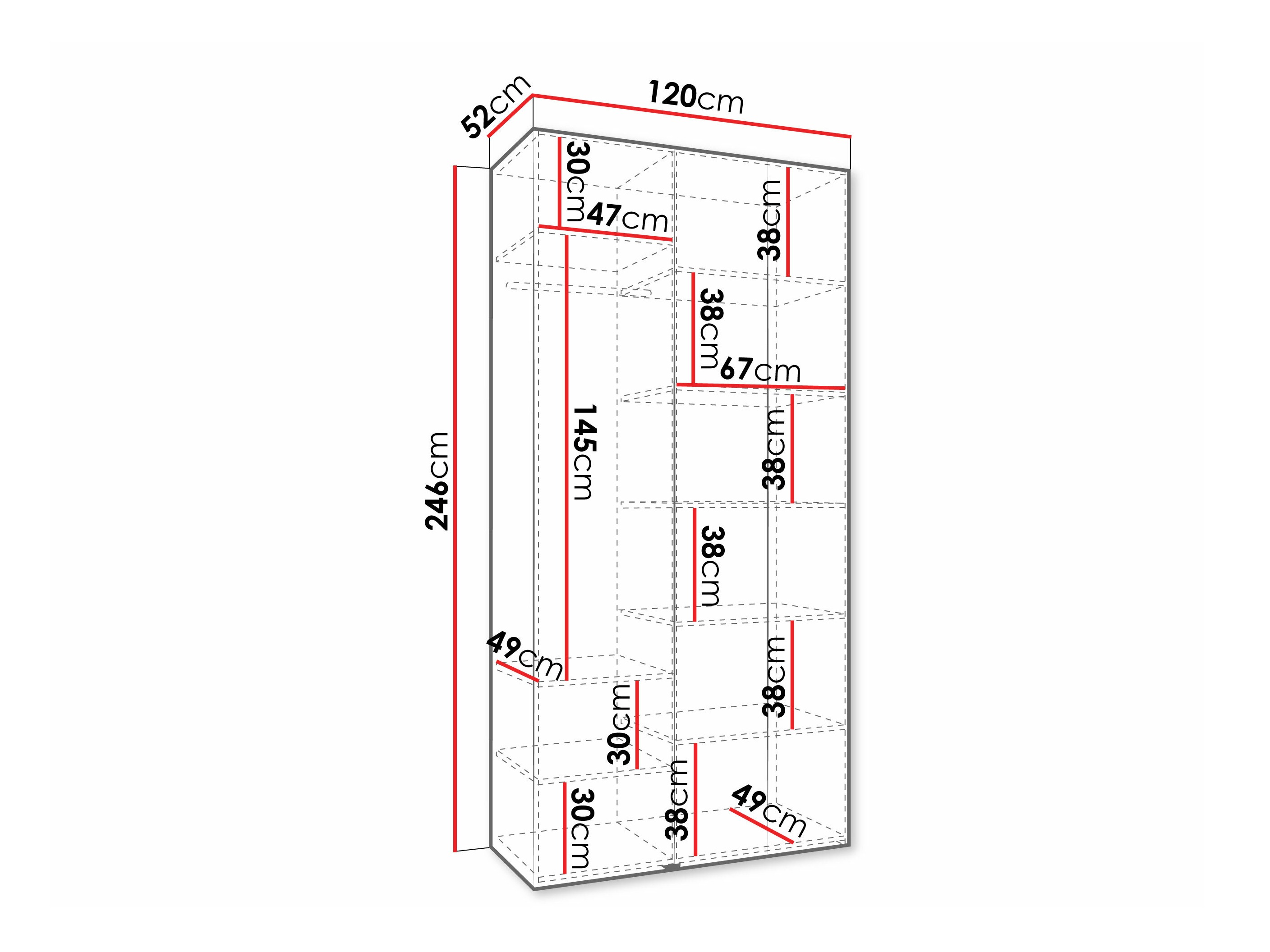 Armadio Hartford 571 (Bianco)