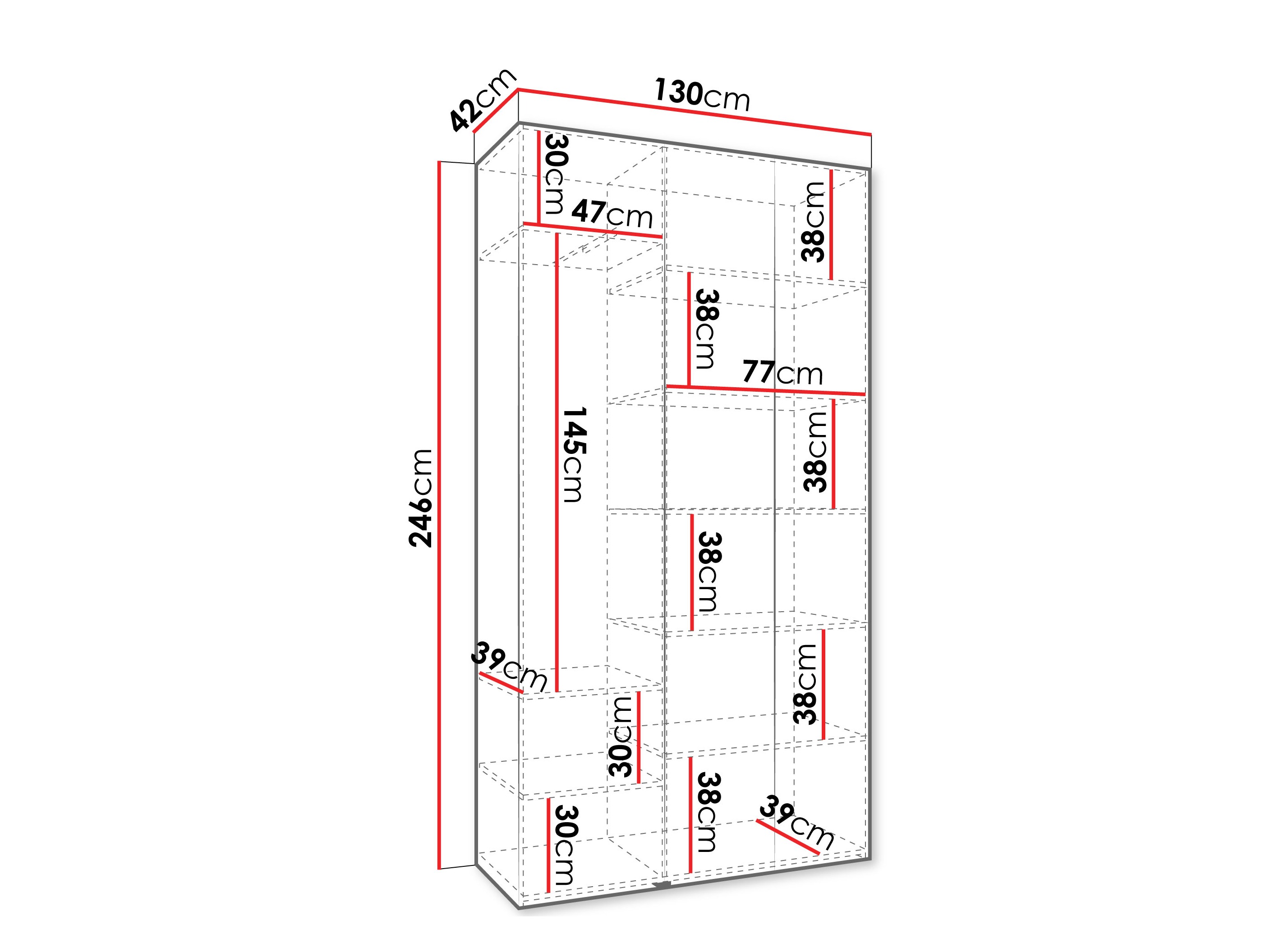 Armadio Hartford 571 (Bianco)