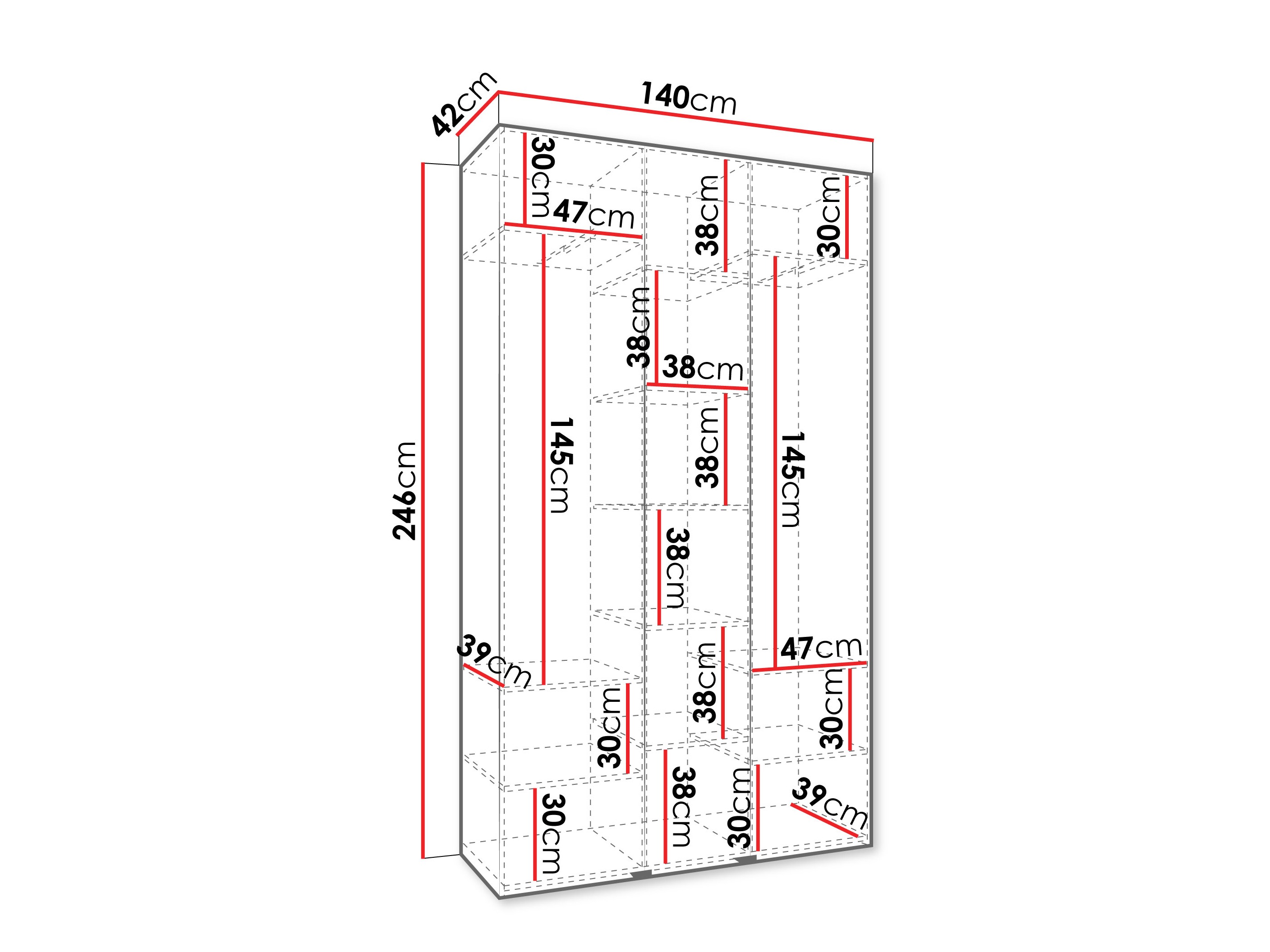 Armadio Hartford 571 (Bianco)