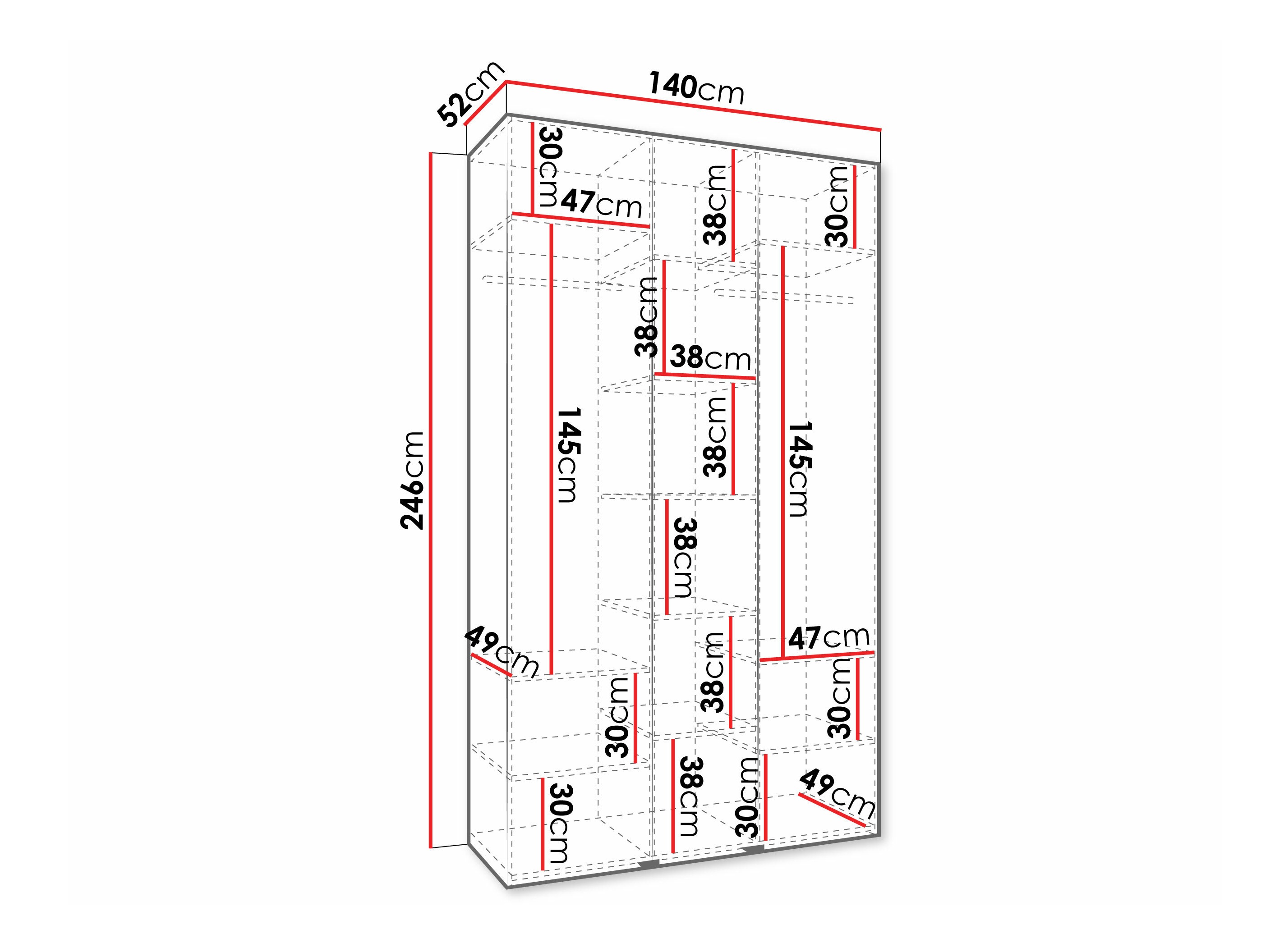 Armadio Hartford 571 (Bianco)