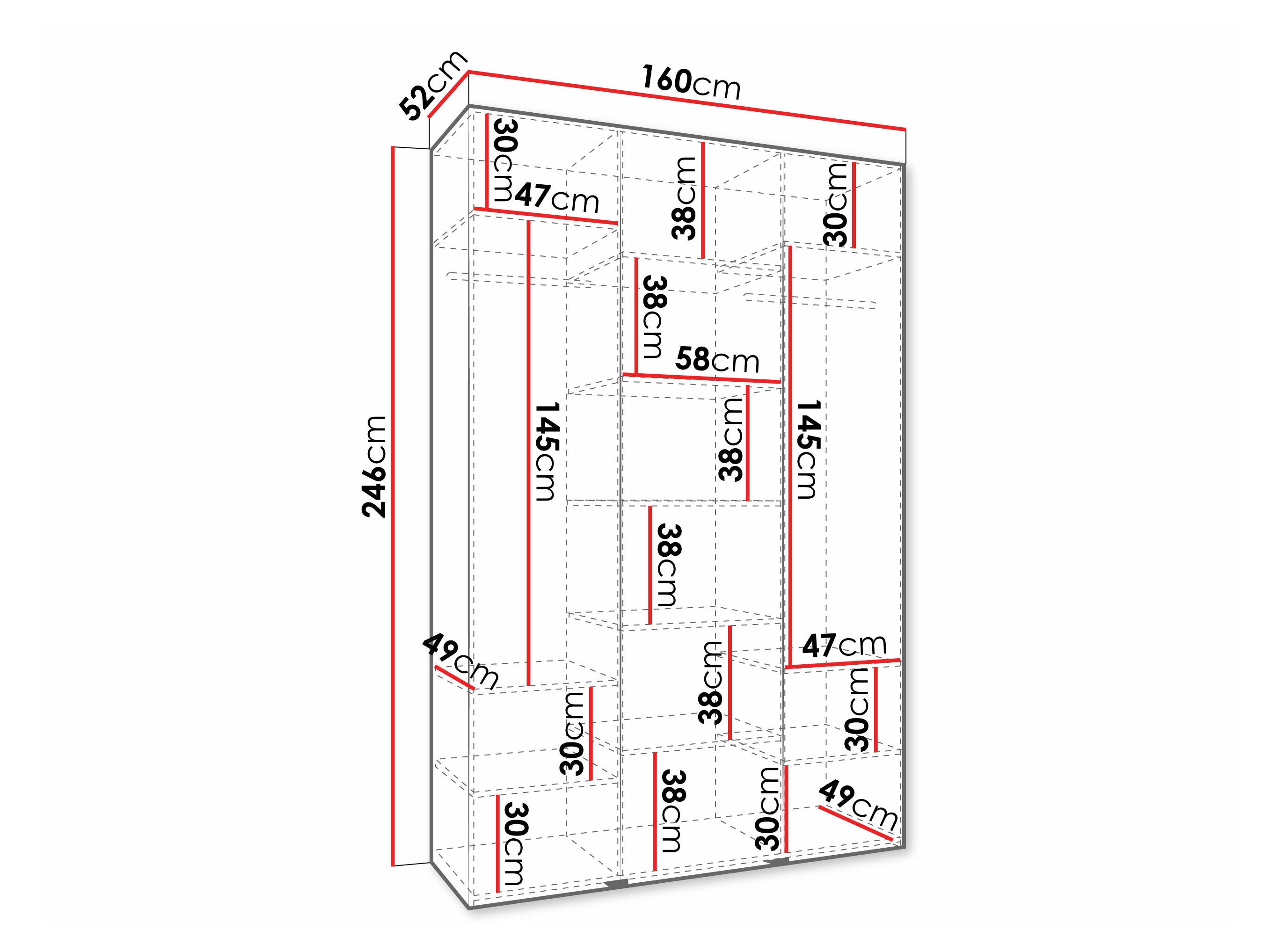 Armadio Hartford 571 (Bianco)