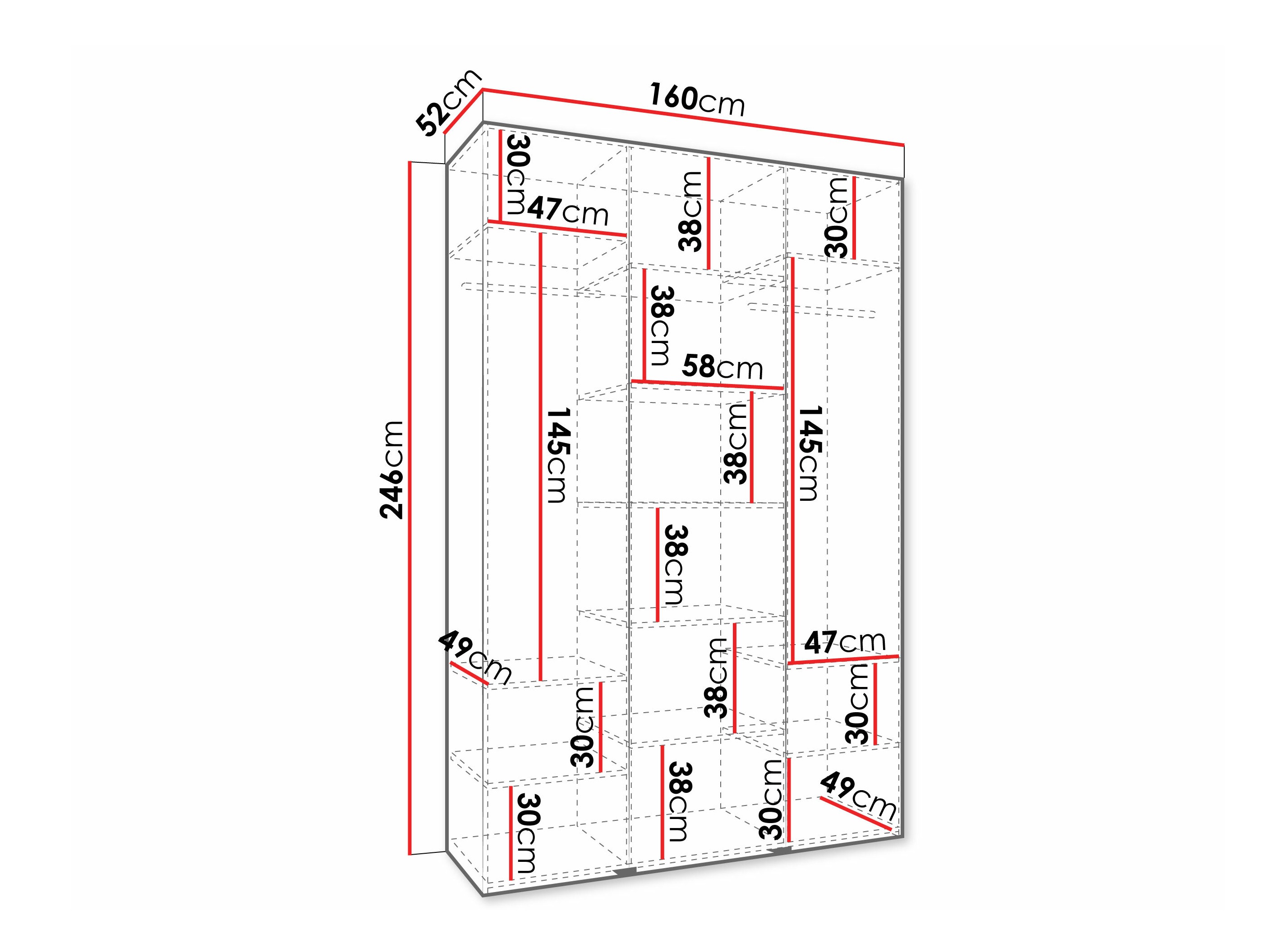 Armadio Hartford 571 (Cachemire)