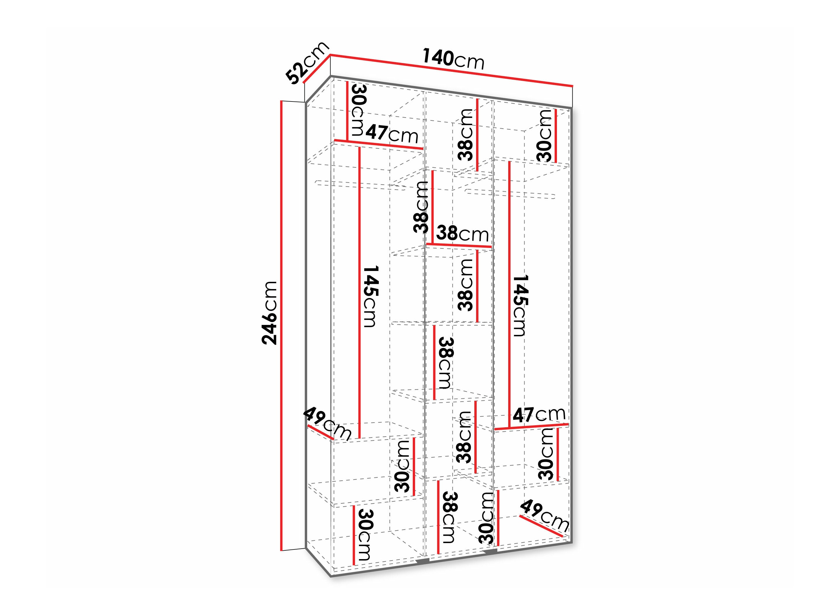 Armadio Hartford 573 (Bianco)