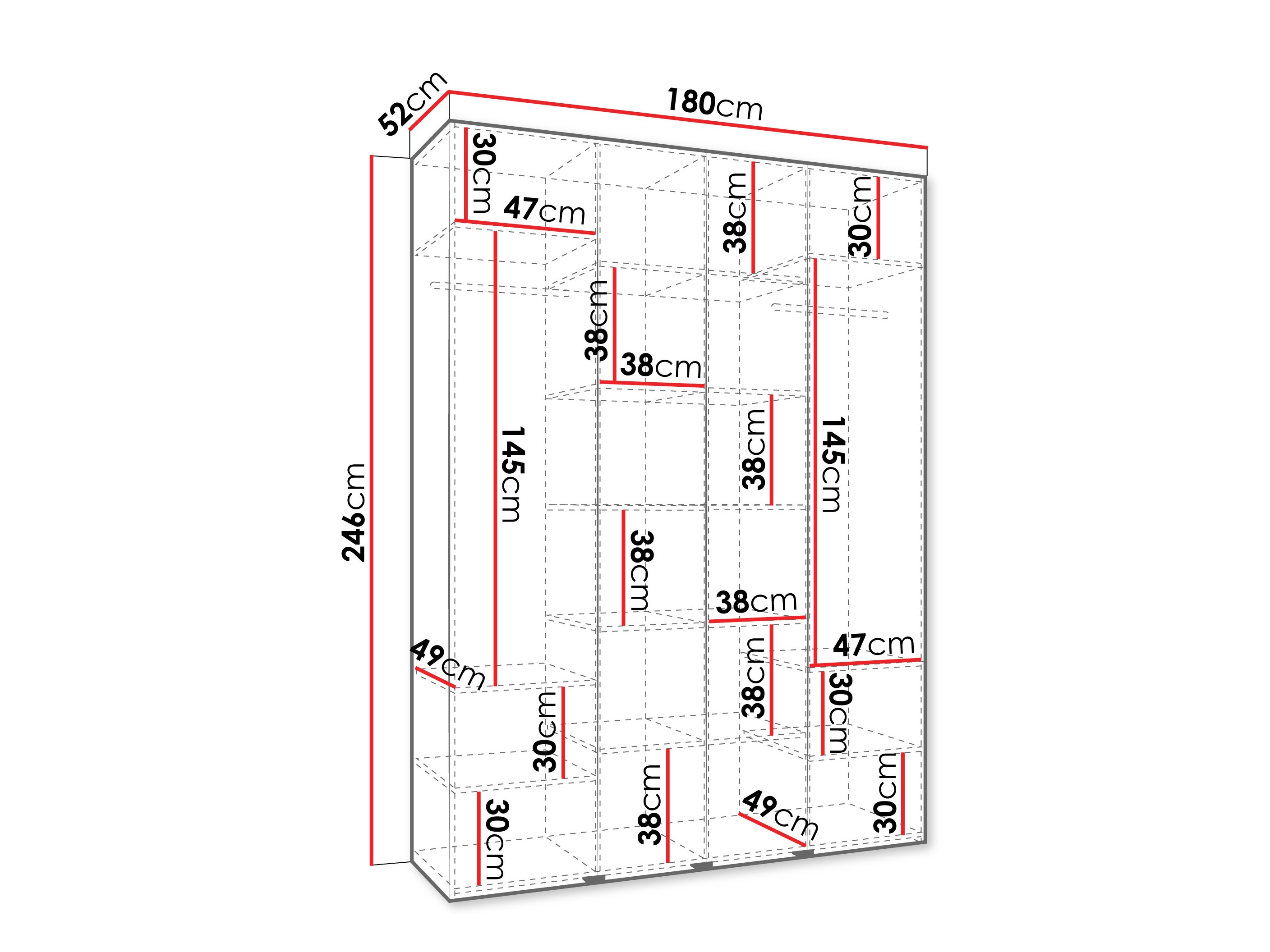 Armadio Hartford 574 (Bianco)