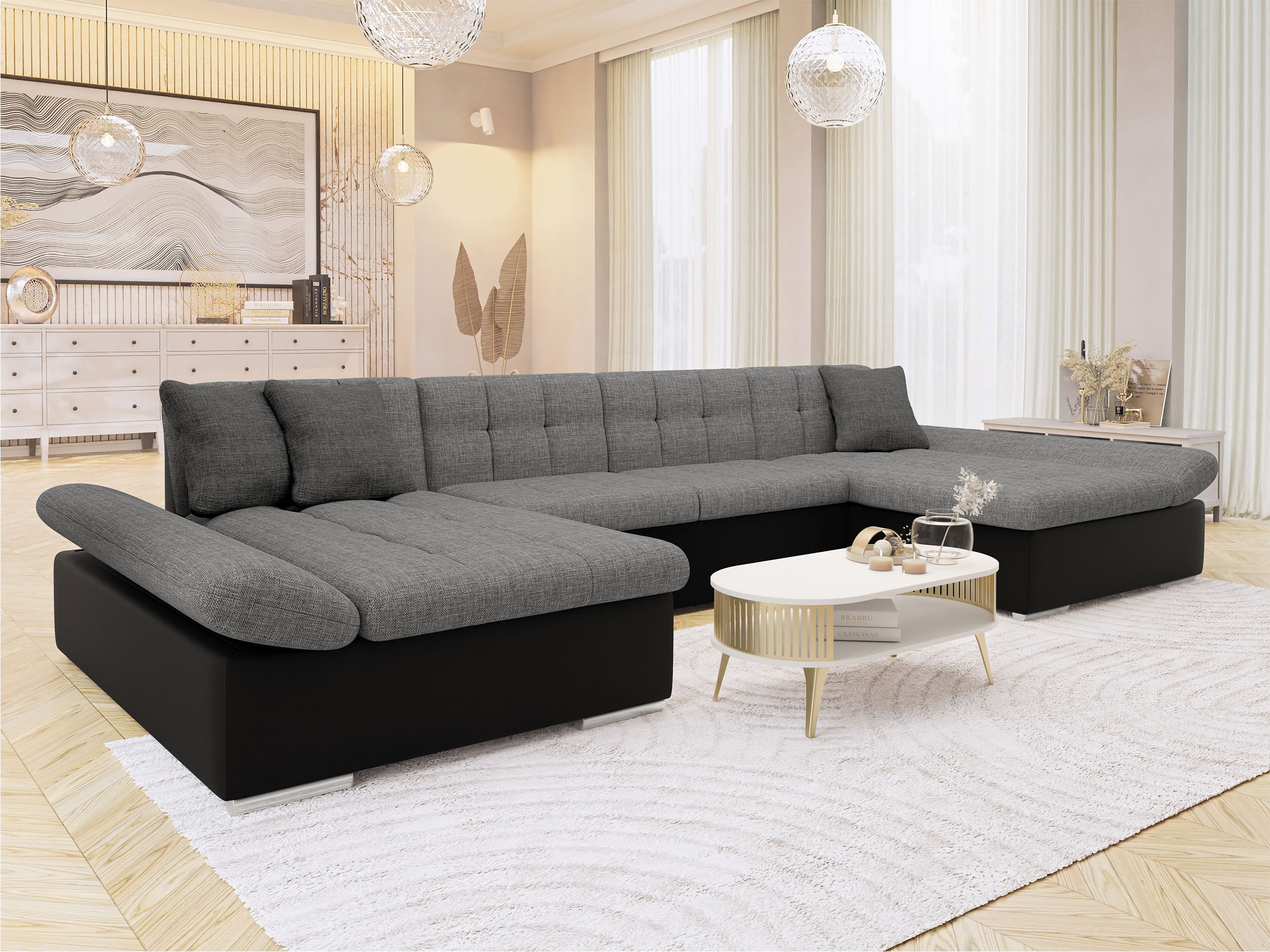 Divano angolare Comfivo Ficus I (Soft 011 + Lux 05 + Lux 06)