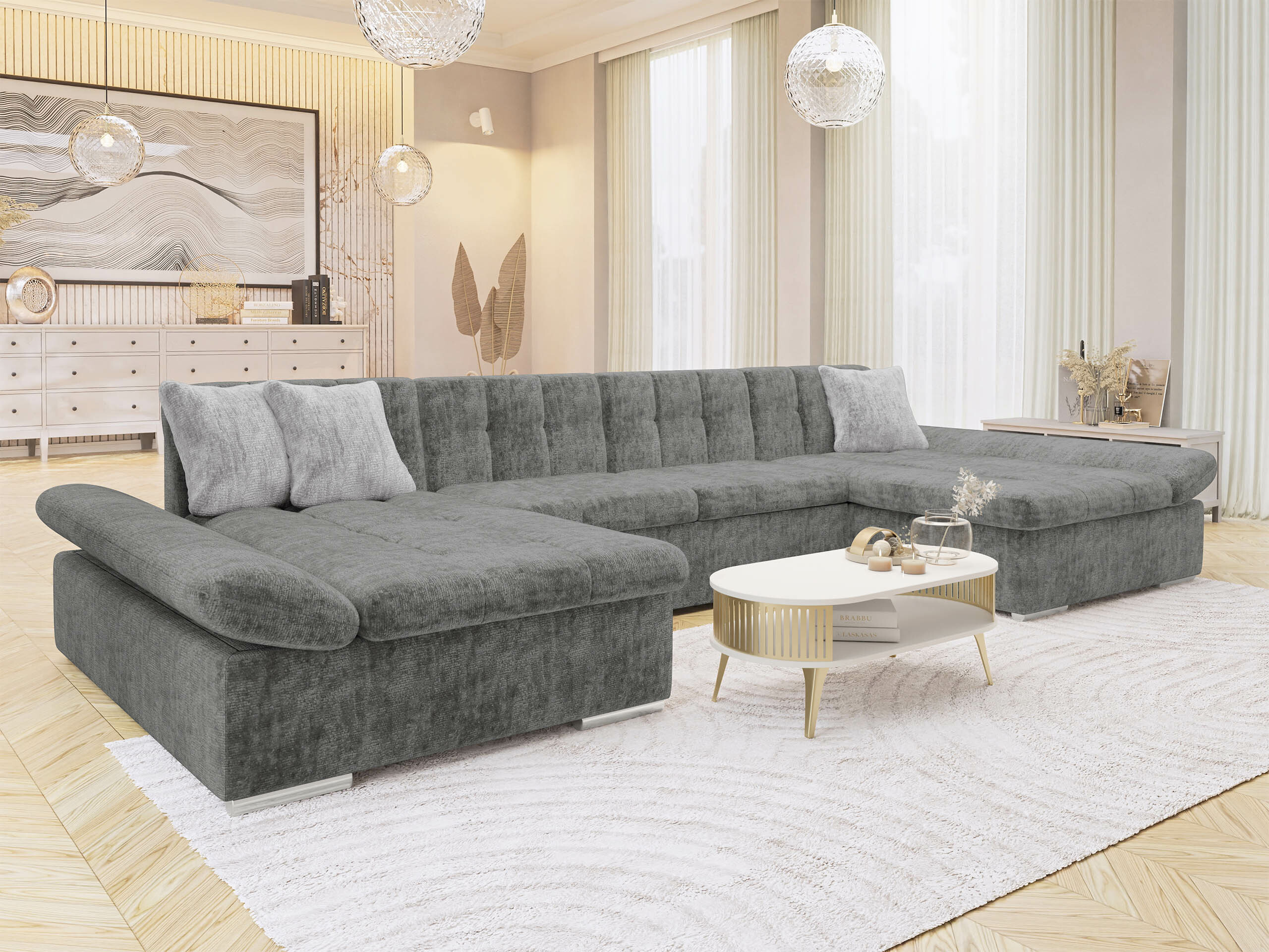 Divano angolare Comfivo Ficus II (Miu 2058 + Miu 2059)