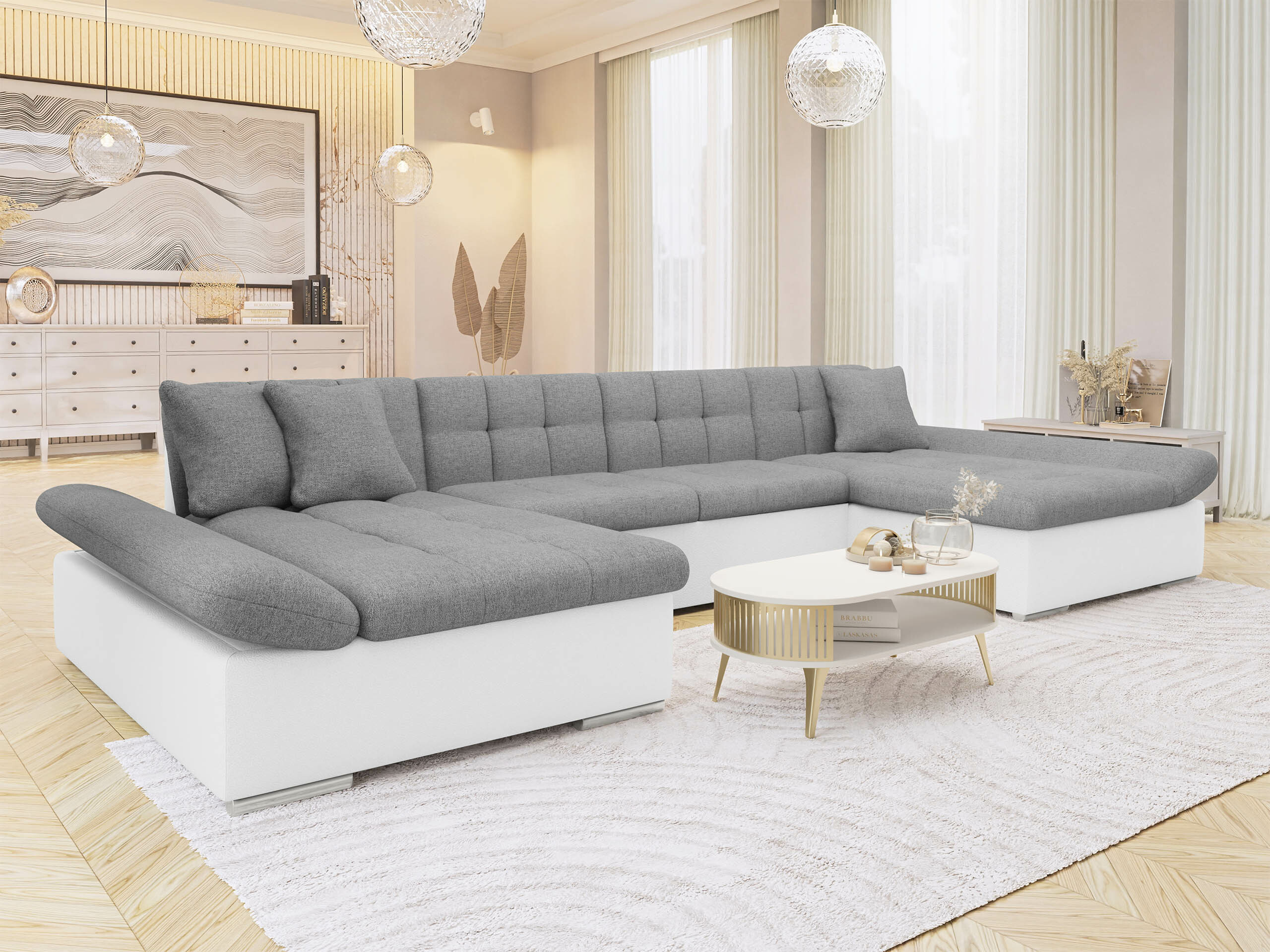 Divano angolare Comfivo Ficus (Soft 017 + Soul 17)