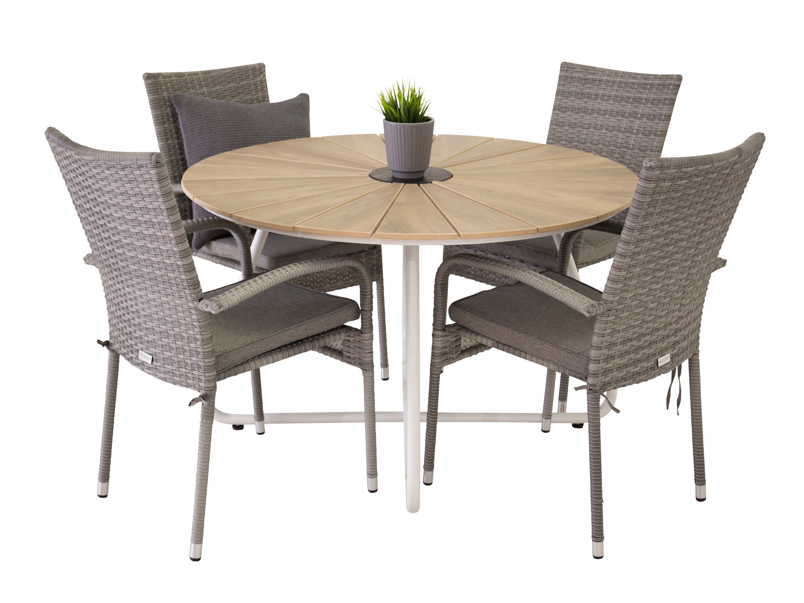 Sedia per esterni Dallas 736 (Grigio)