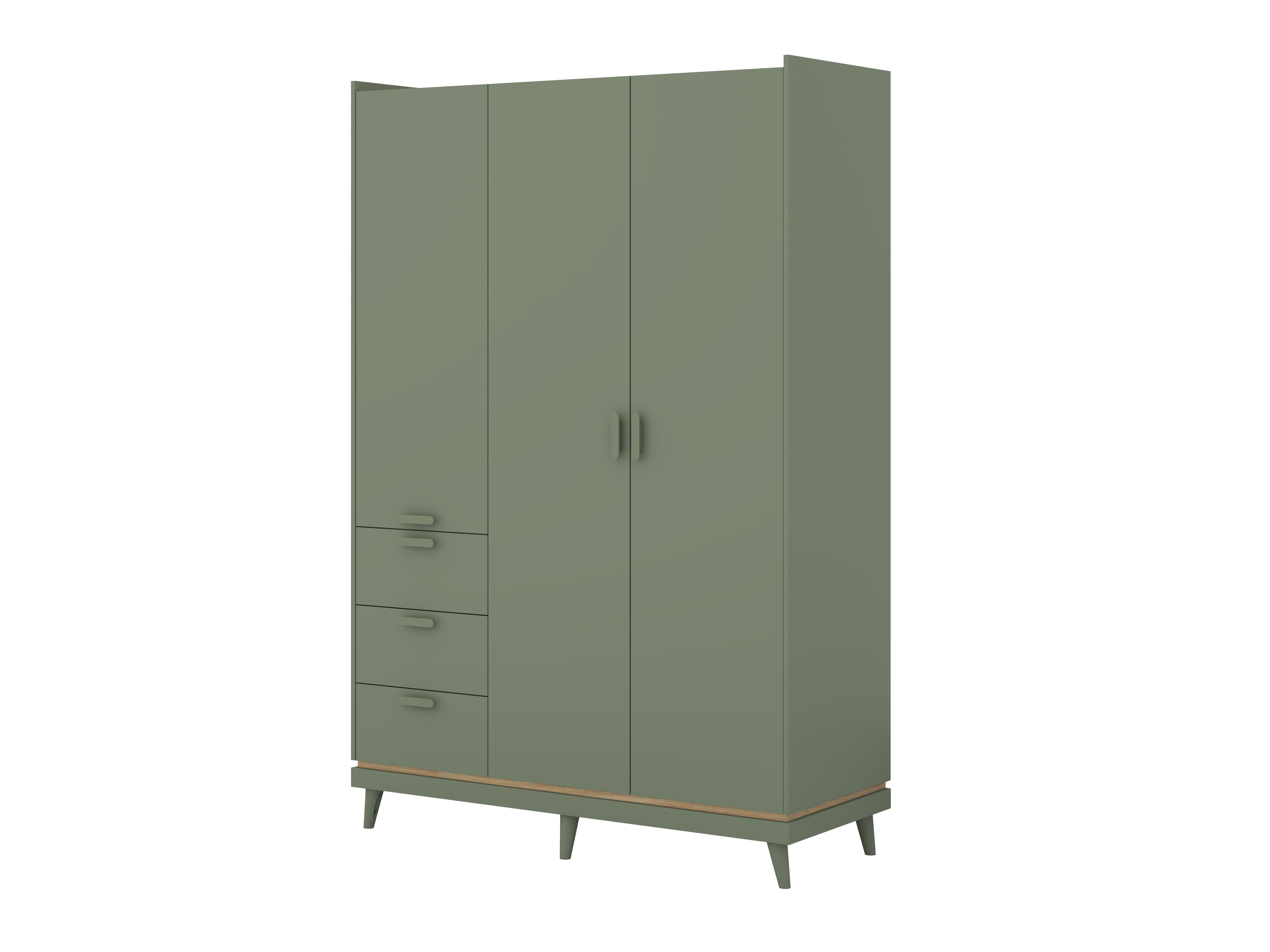 Armadio Fertalu 100 (Verde + Quercia)
