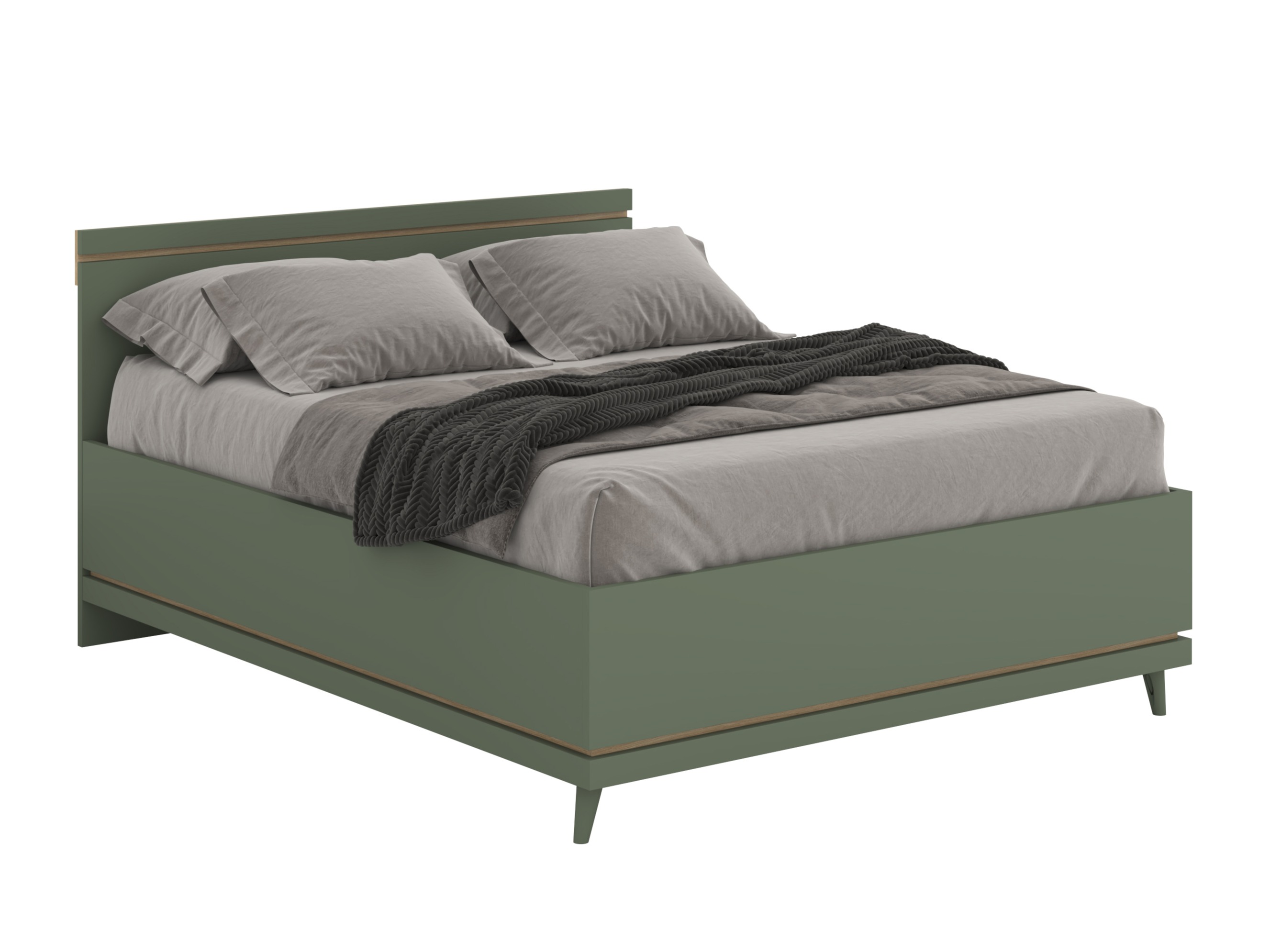 Letto Fertalu 107 (Verde + Quercia)